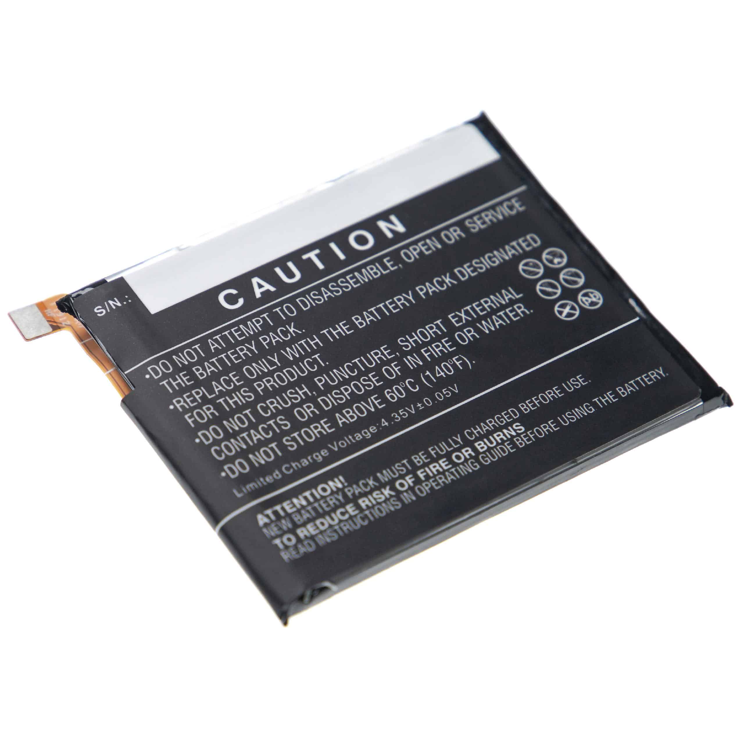 Batterie remplace Alcatel TLp029D1 pour téléphone portable - 2800mAh, 3,8V, Li-polymère