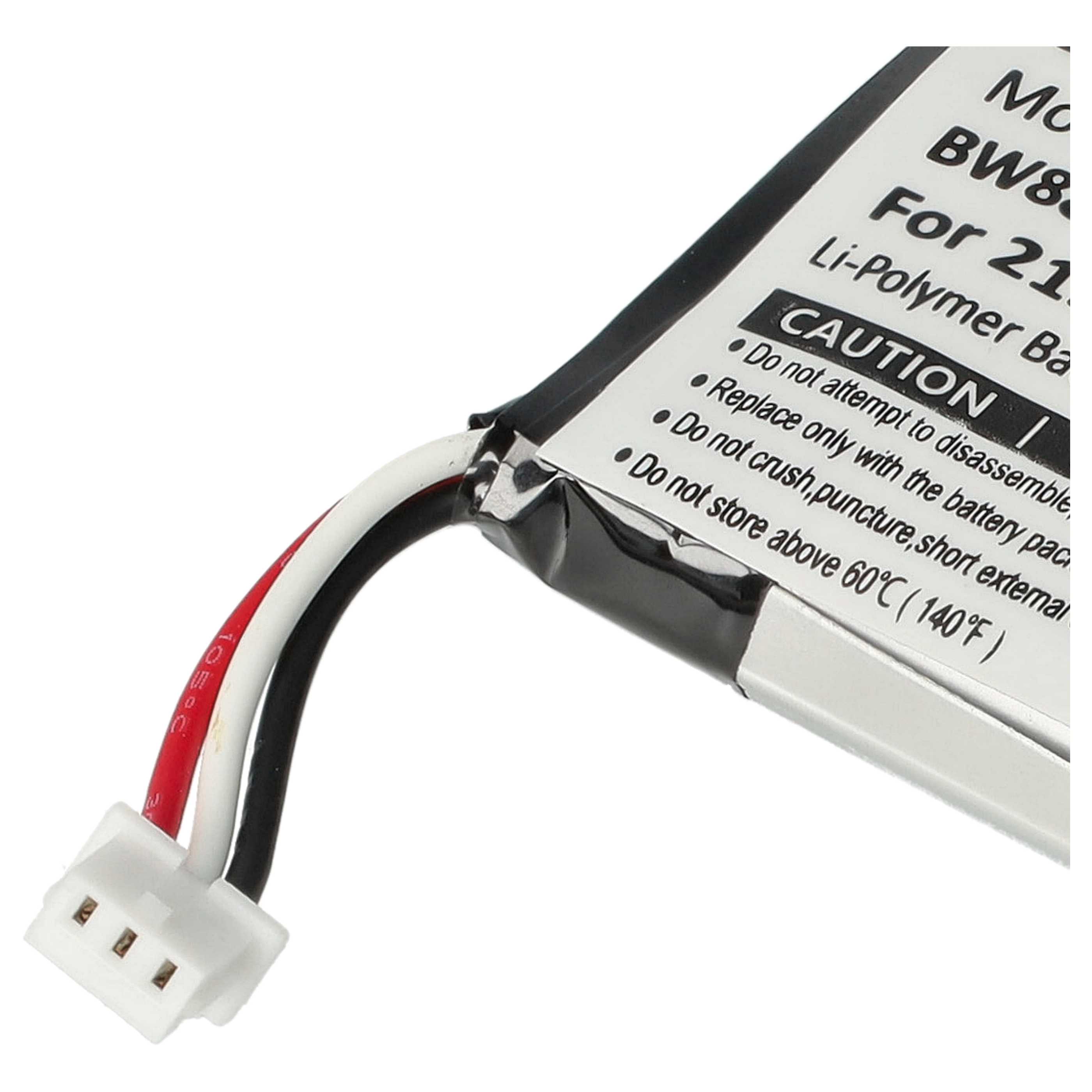 5x Akumulator do słuchawek bezprzewodowych zamiennik Plantronics 203055-01, 203035-01 - 650 mAh 3,7 V LiPo
