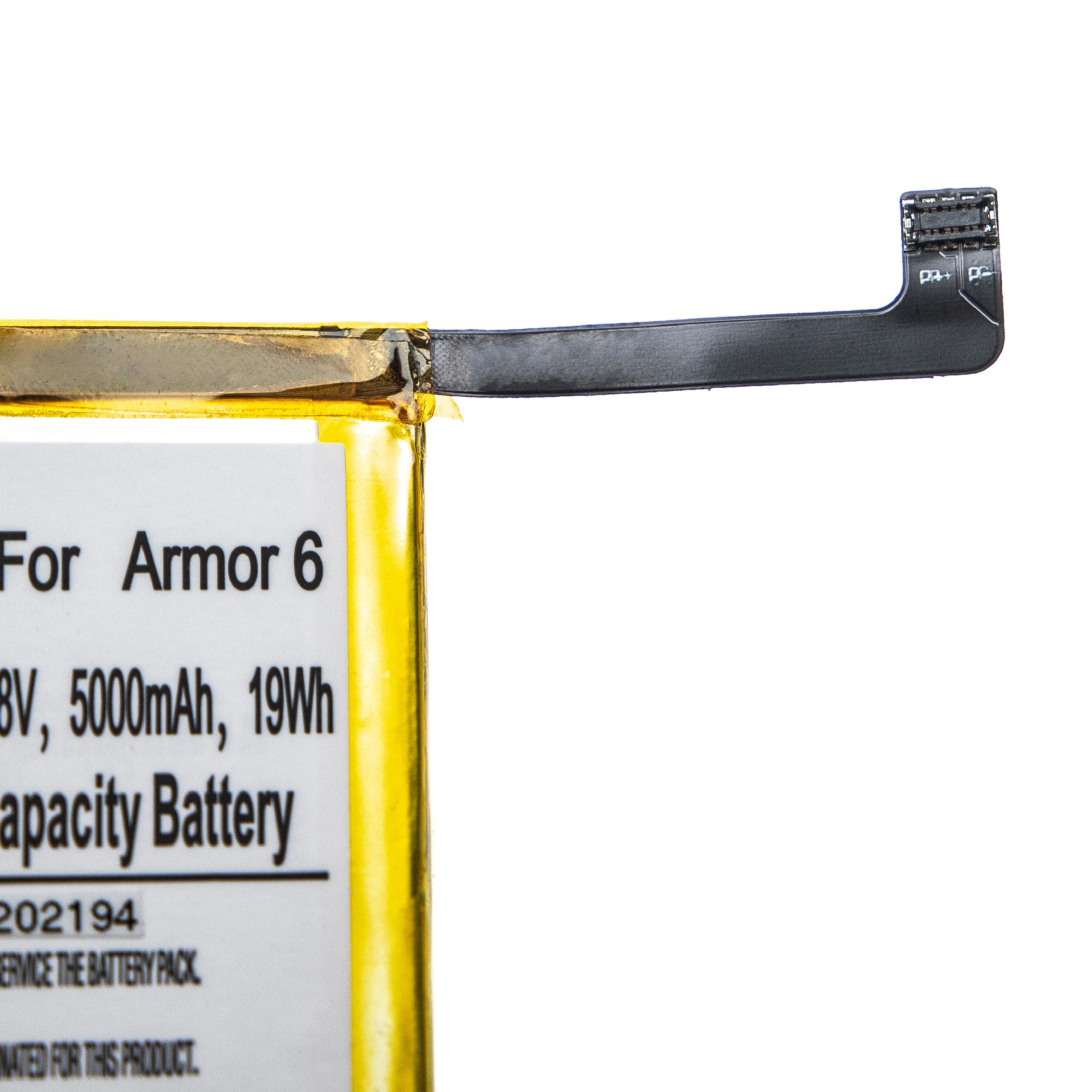 Batteria per cellulare Ulefone Armor 6 - 5000mAh 3,8V Li-Poly