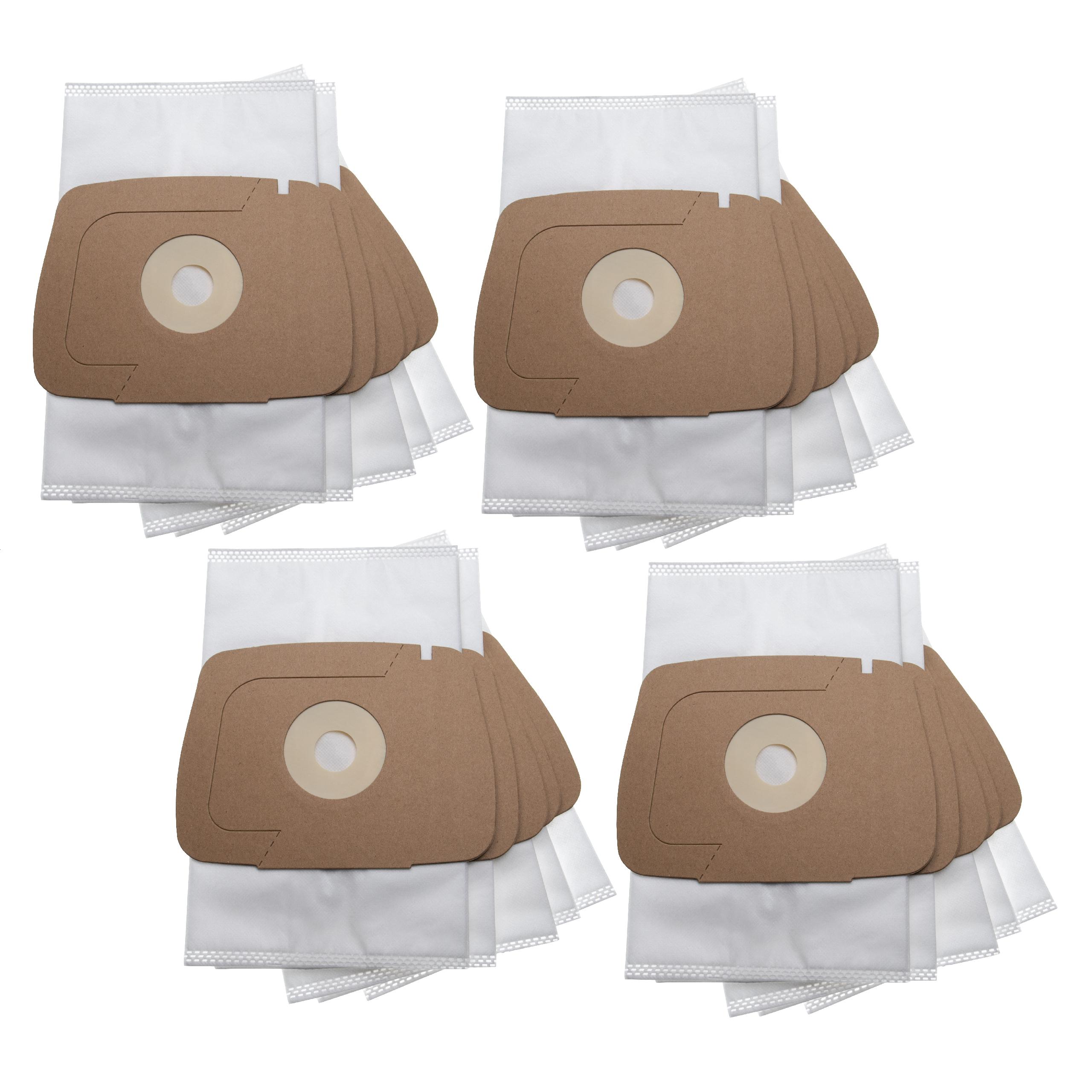 20x Sac remplace Electrolux / MisterVac MV266 pour aspirateur Electrolux - microfibre non tissée