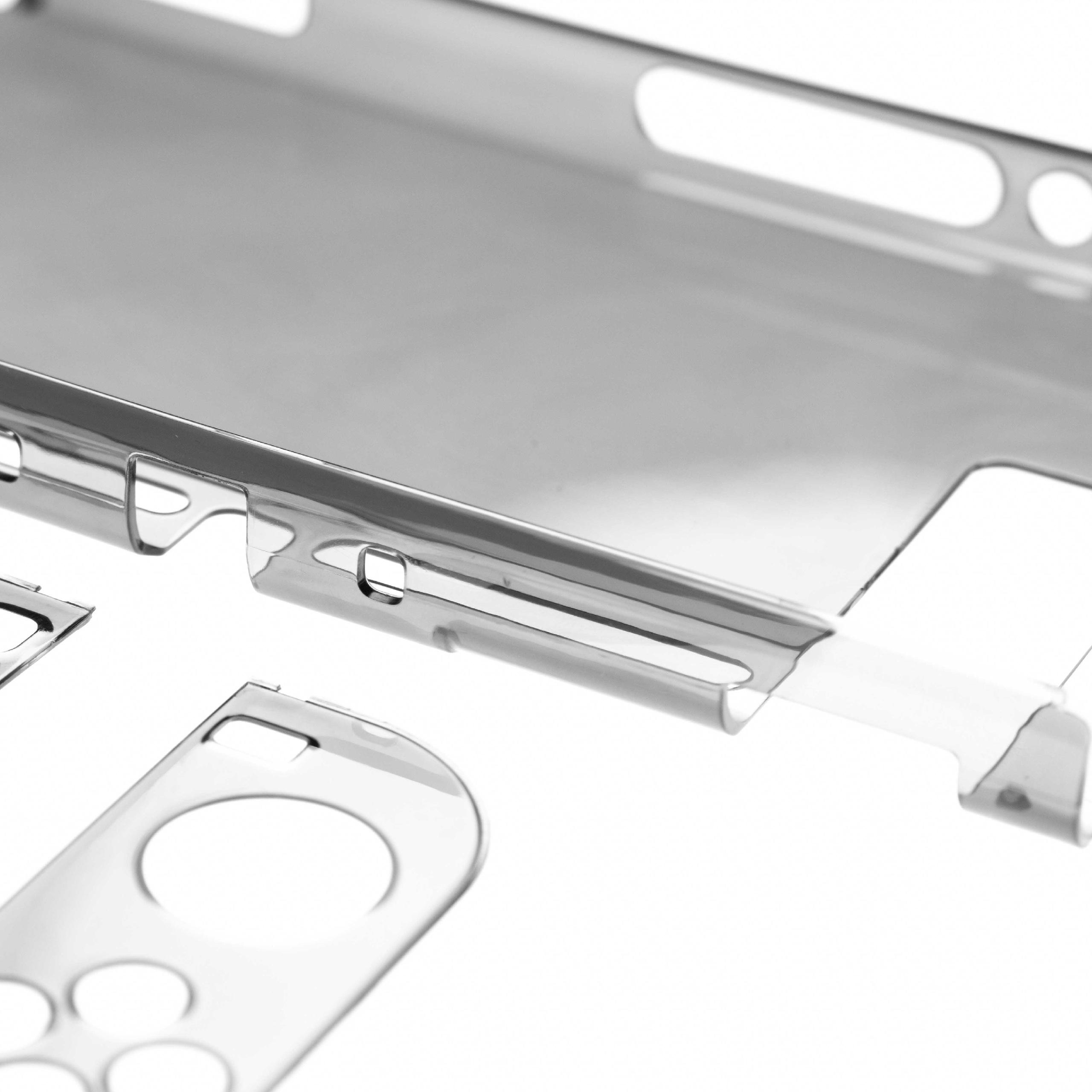 Étui pour console de jeux vidéo Nintendo Switch - Housse polycarbonate transparent / noir