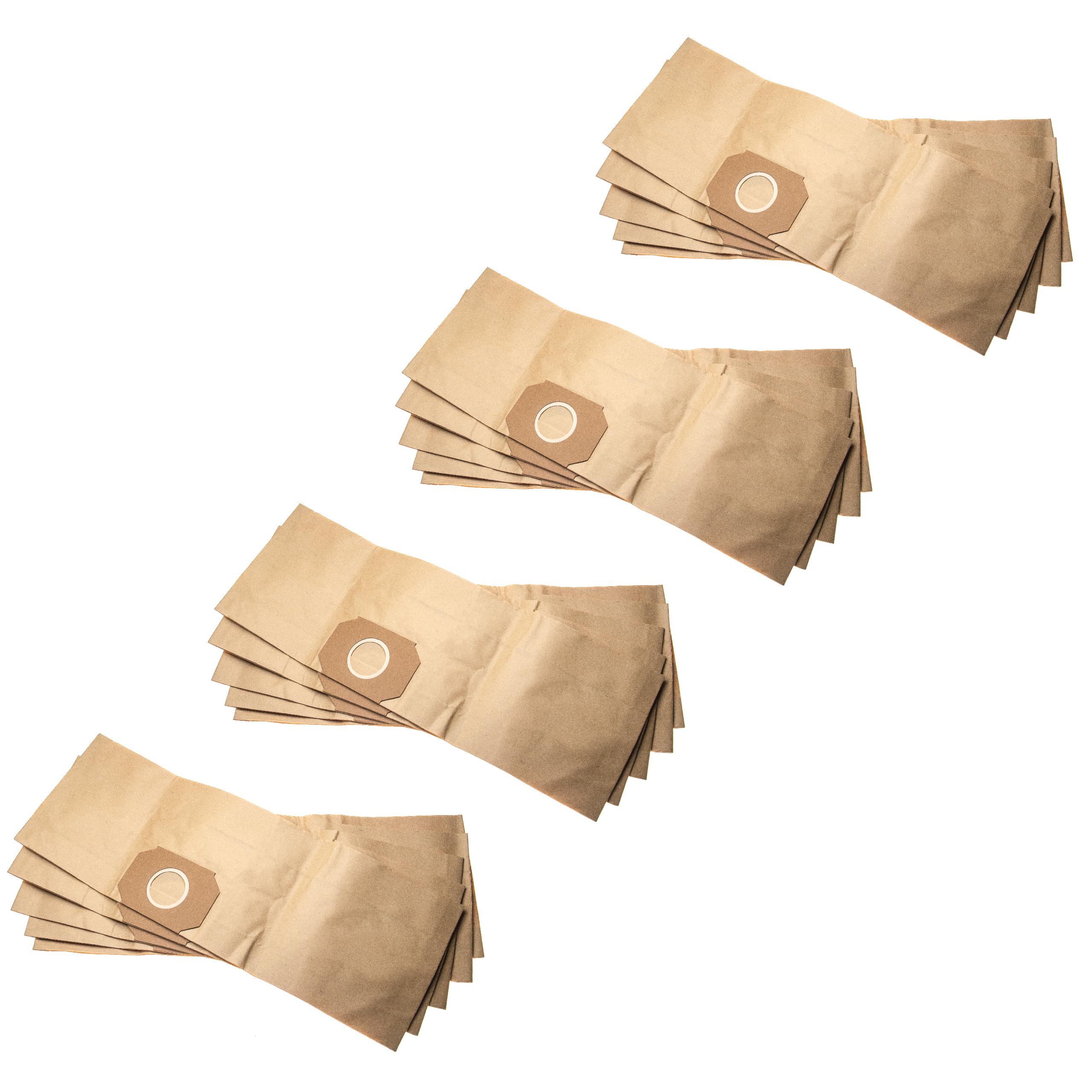 20x Sac remplace Thomas Set 300, 787102 pour aspirateur Thomas - papier