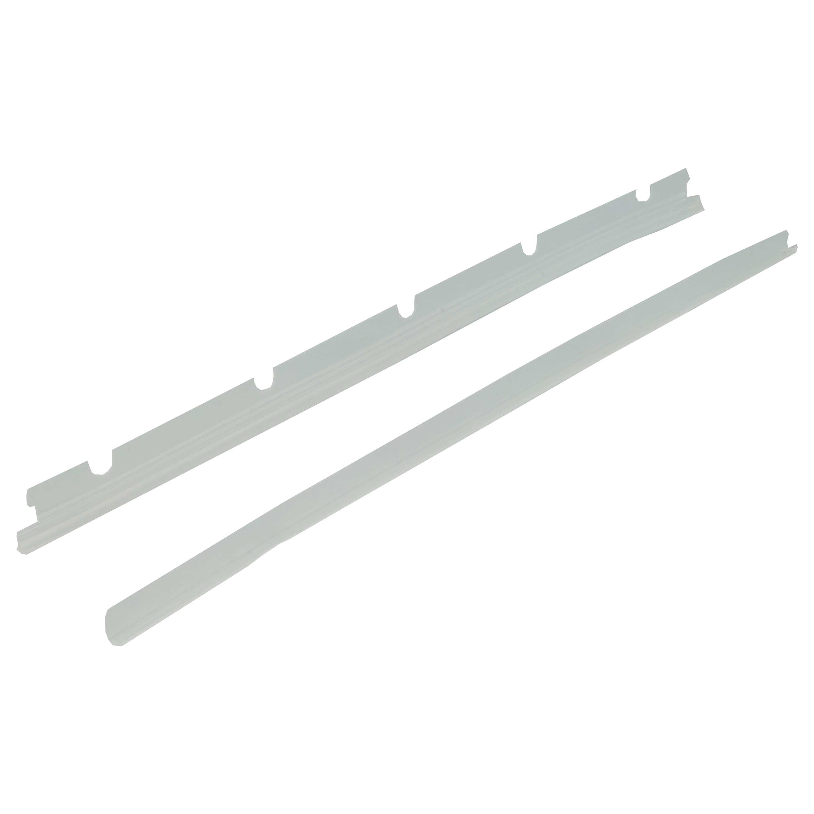 6x Rubber Lip suitable for Neato XV Essential Robot Vacuum Cleaner - With Slats, Incl. Pulling-Off Device