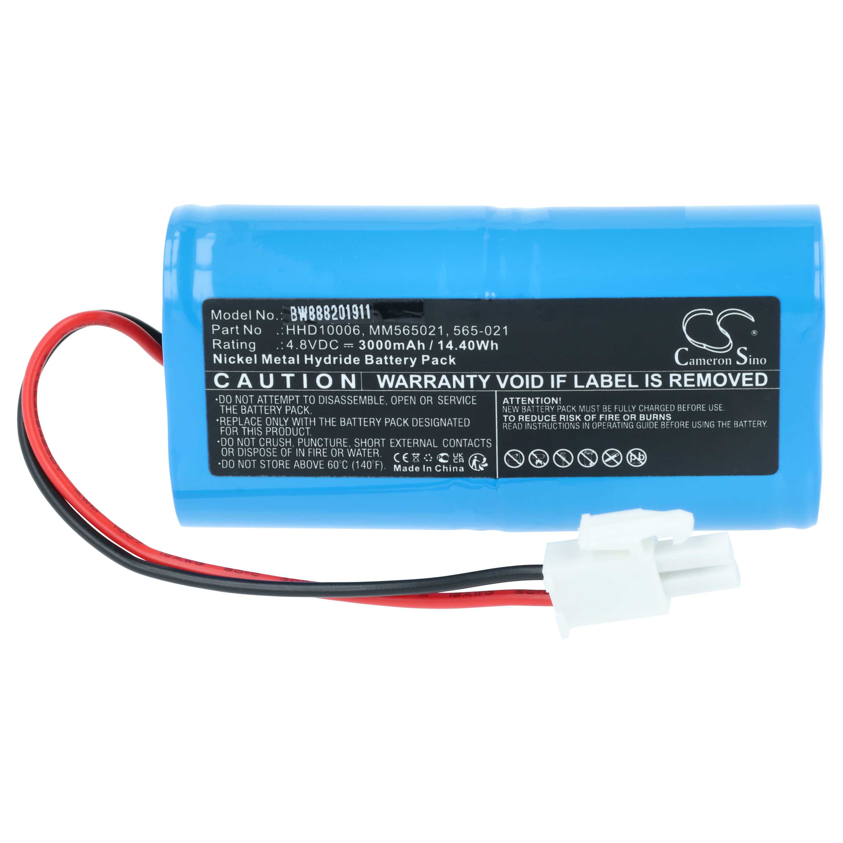 Batería reemplaza Mosquito Magnet 565-021 REV A2, HHD10006 para mosquito magnet (3000 mAh, 4,8 V, NiMH)