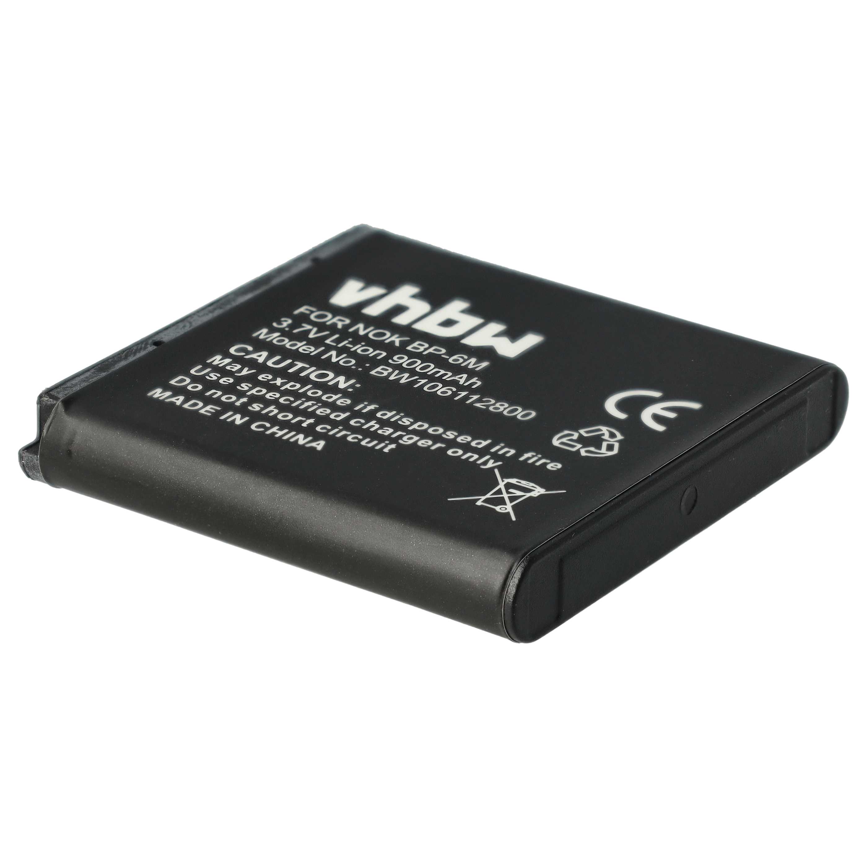 Batería reemplaza Nokia BP-6M para - 900 mAh 3,7 V Li-Ion