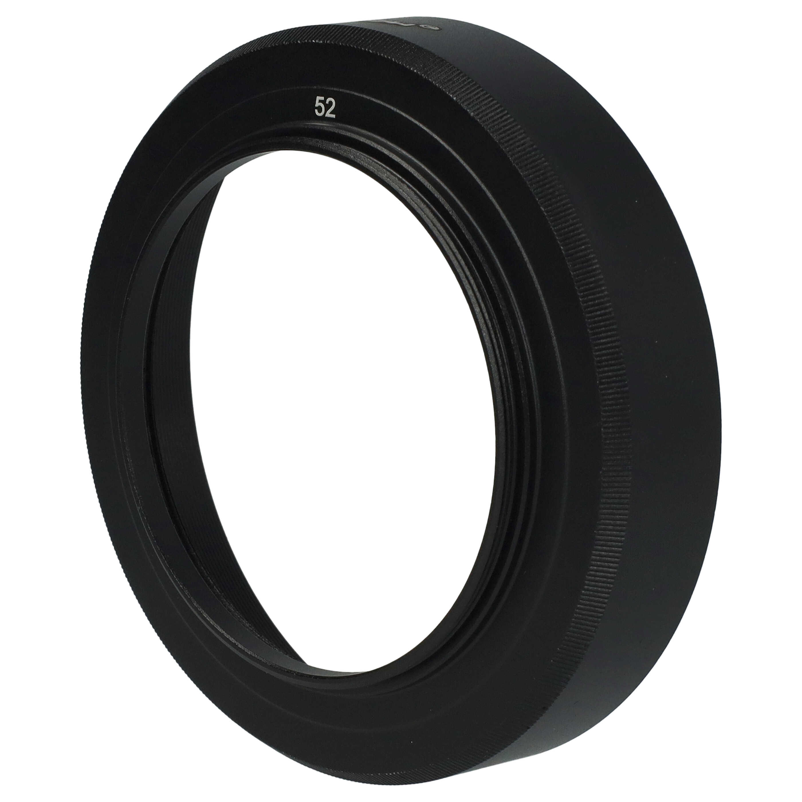 Lens Hood replaces Nikon HF-52 for Nikon Lens with 52 mm Diameter, aluminium, matt black