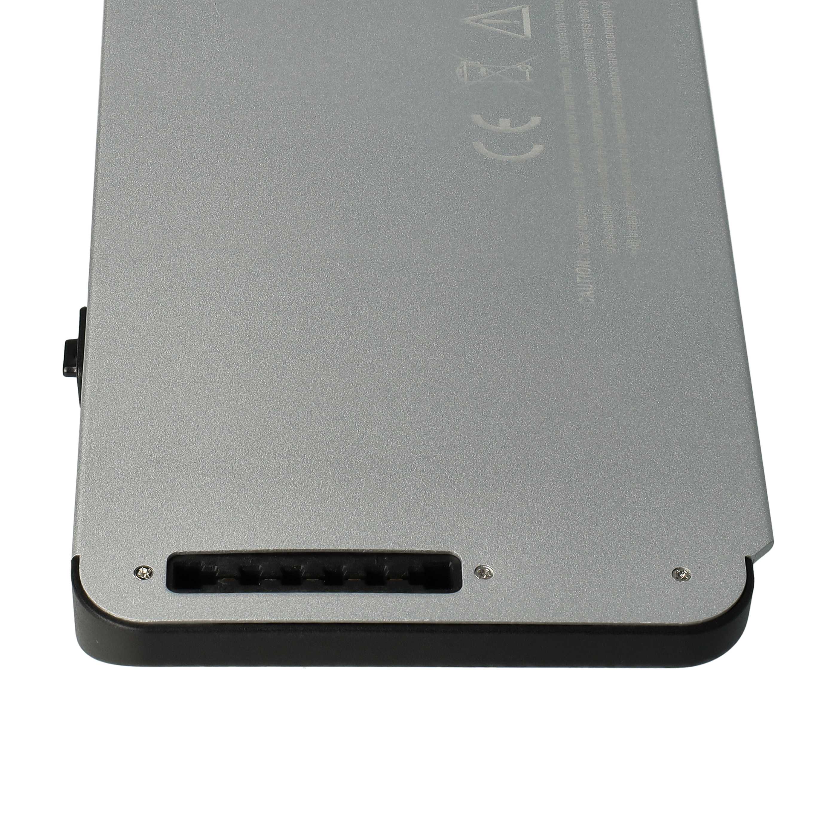 Notebook Battery Replacement for Apple A1280, A1278, MB466LL/A, MB467LL/A - 4200 mAh 10.8 V Li-polymer, silver