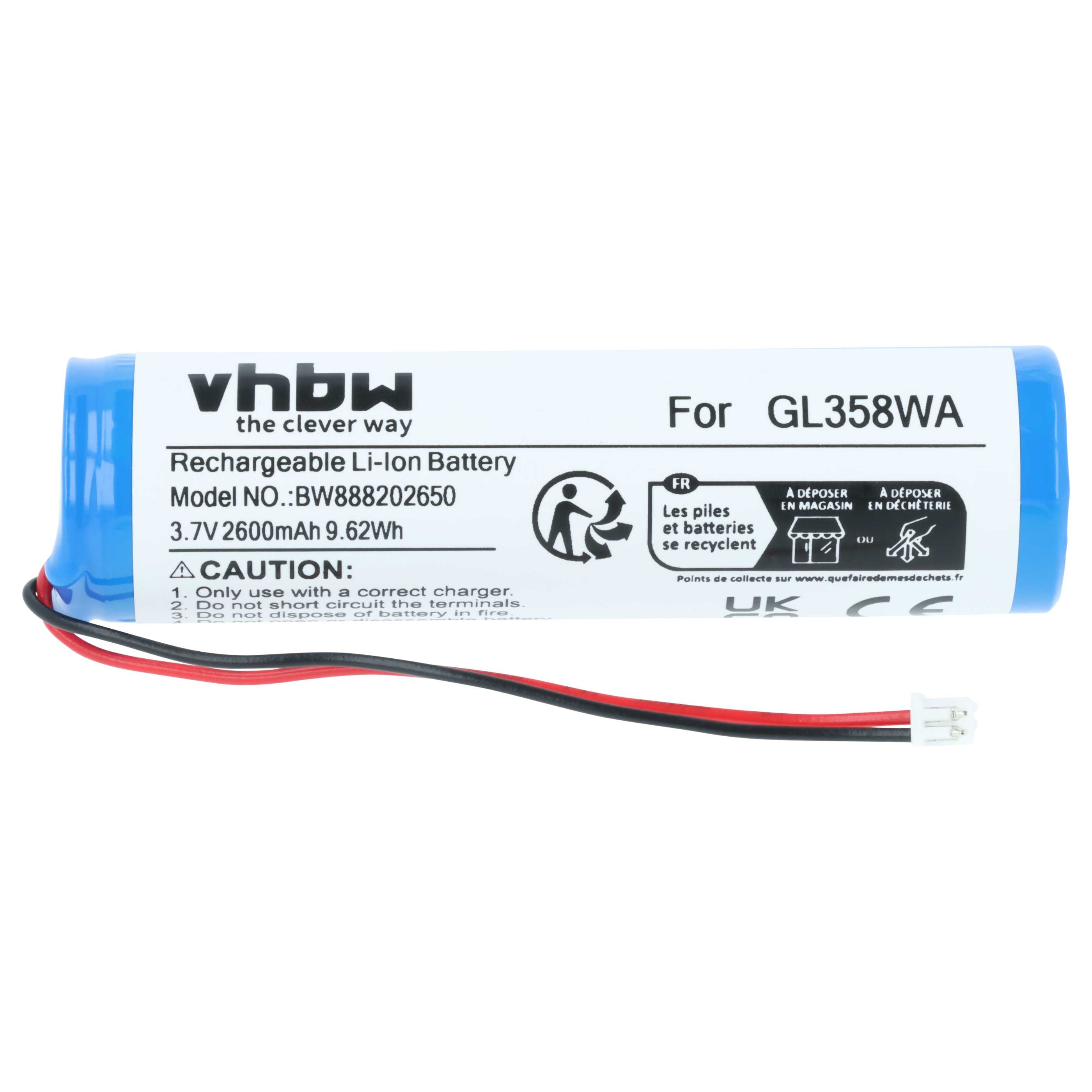 Batteria per controller drone, telecomando sostituisce DJI GL358WA - 2600mAh 3,7V Li-Ion