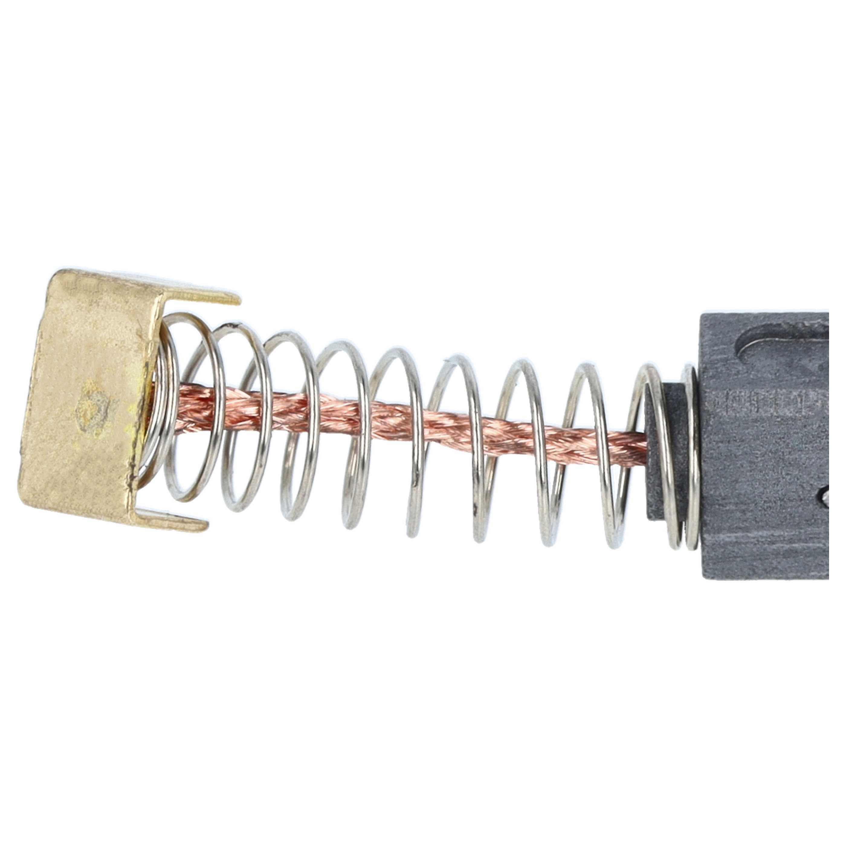 Kohlebürsten (2 Stück) für Parkside PBH 1500 A1, u.a., ersetzt K495098100, 14.2*7.86*4.9 mm, Auto-Stopp-Funktion
