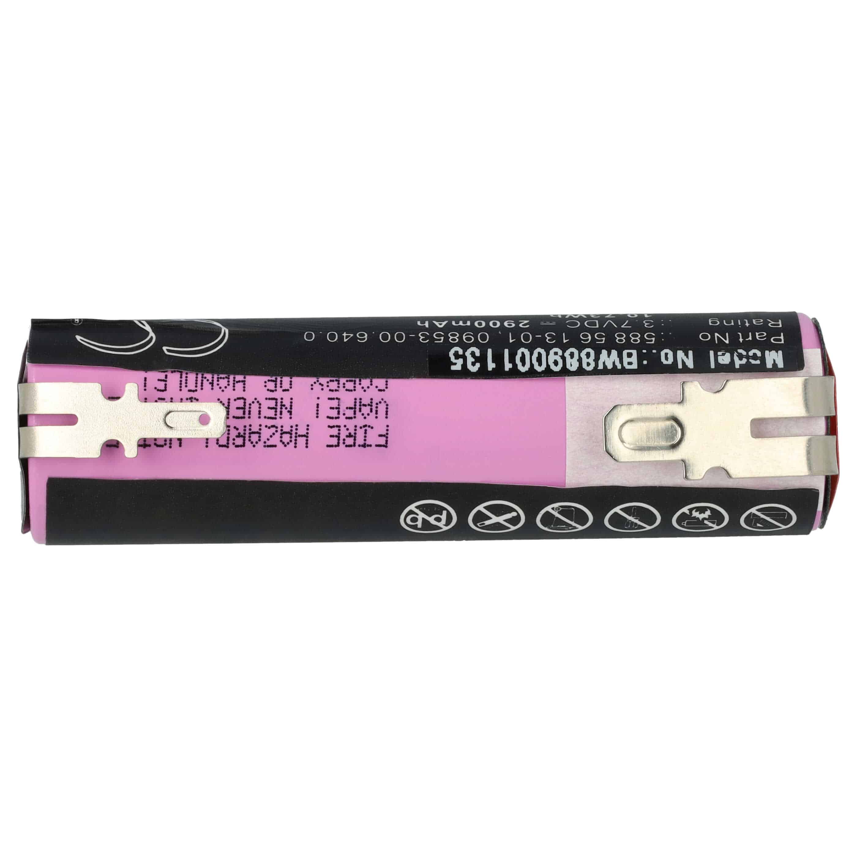 Battery replaces Gardena 09853-00.640.0, 588 56 13-01 - 2900 mAh 3.7 V Li-Ion