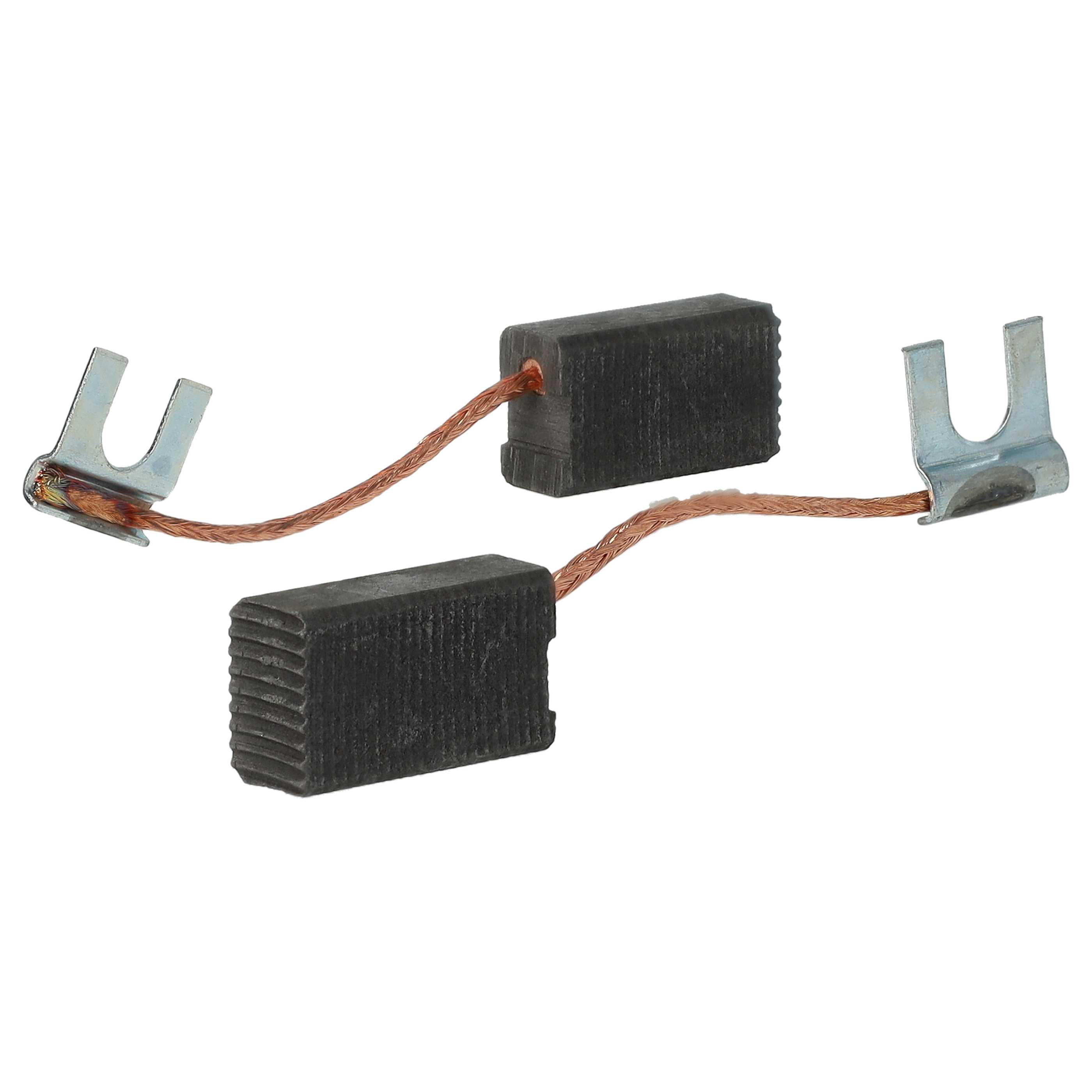 2x Balais de charbon pour outil électrique Eibenstock Automix 11502, Mxt 110 B - 6,35 x 10 x 17mm