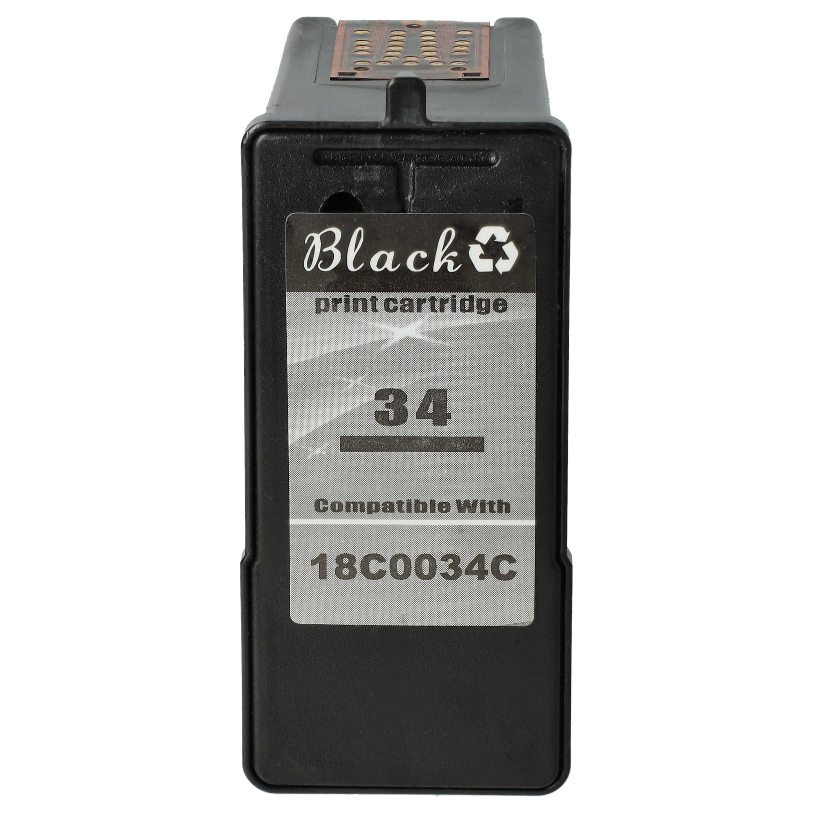 Ink Cartridge as Exchange for Lexmark 32, 18C0034, 18C0032 for Lexmark Printer - Black, Refilled 22 ml