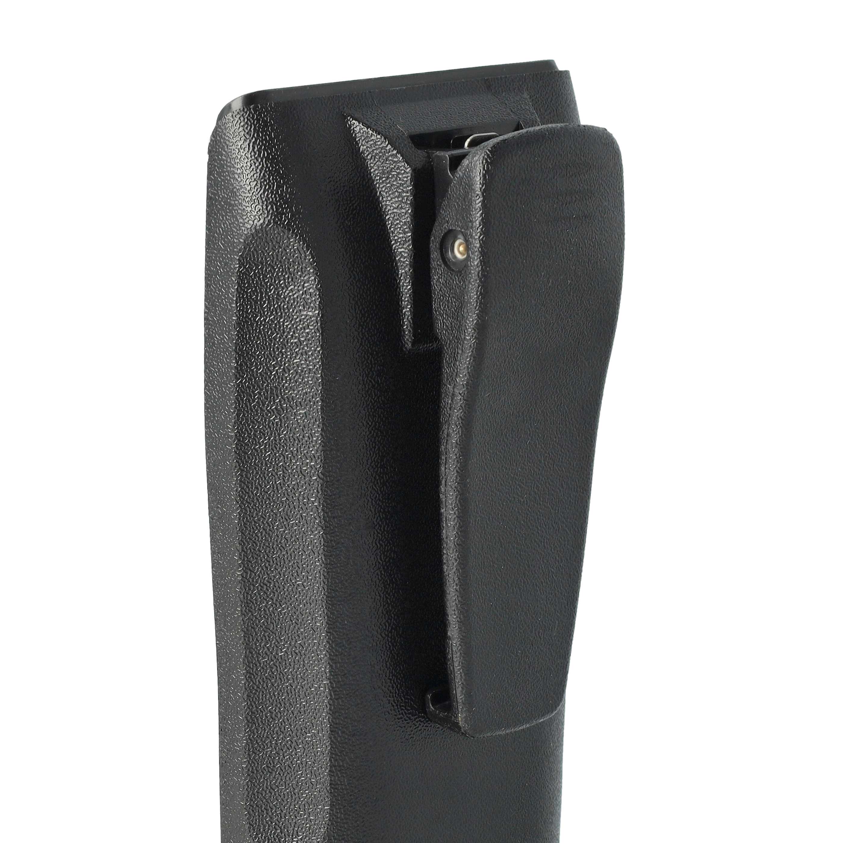Radio 10x Battery replaces Motorola MNN4254AR, NNTN4496, NNTN4496AR - 2500 mAh 7.2 V NiMH + Belt Clip