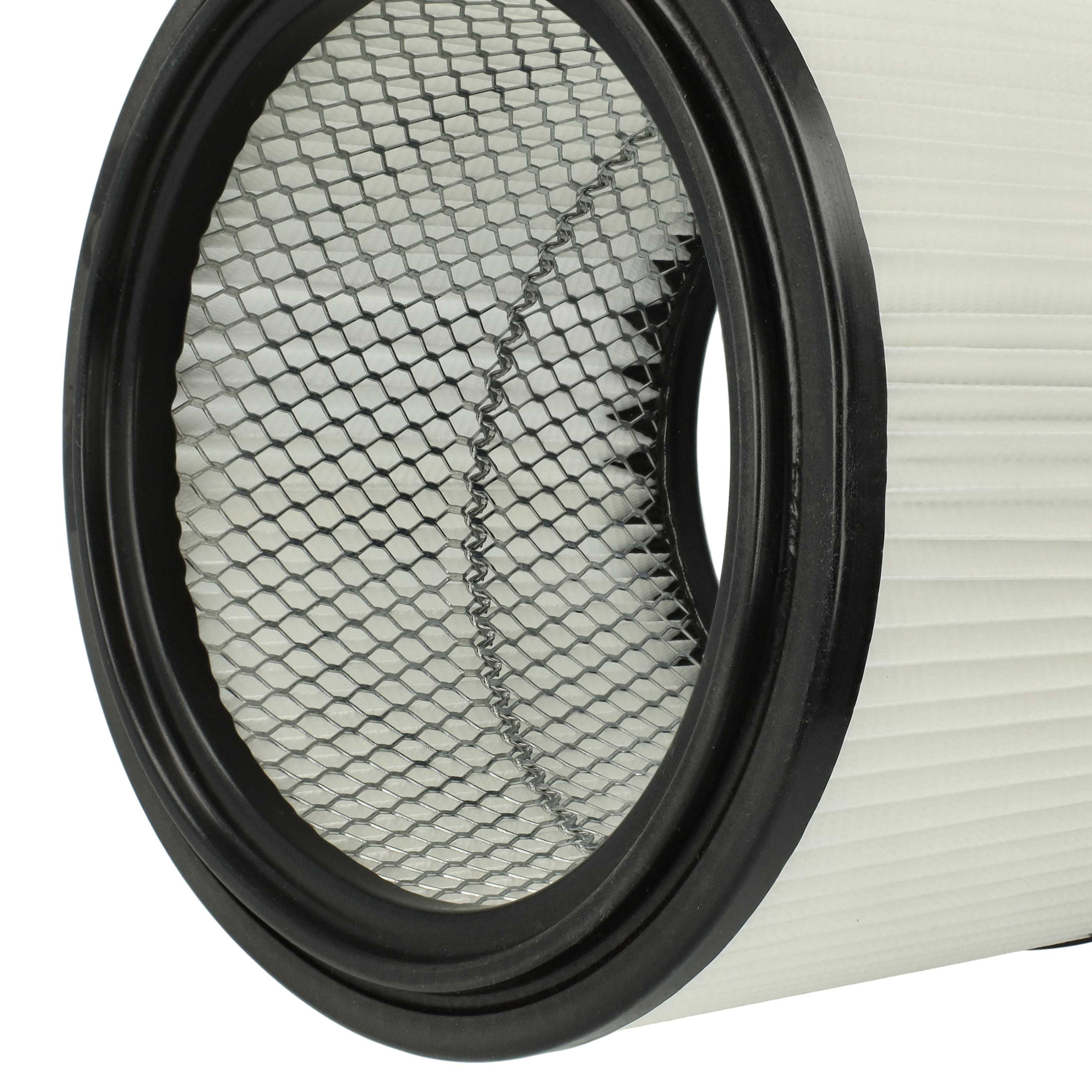 4x Filtercartridge filter replaces Starmix FPP 5000 HEPA WS, 460475 for Starmix Vacuum Cleaner, black / white