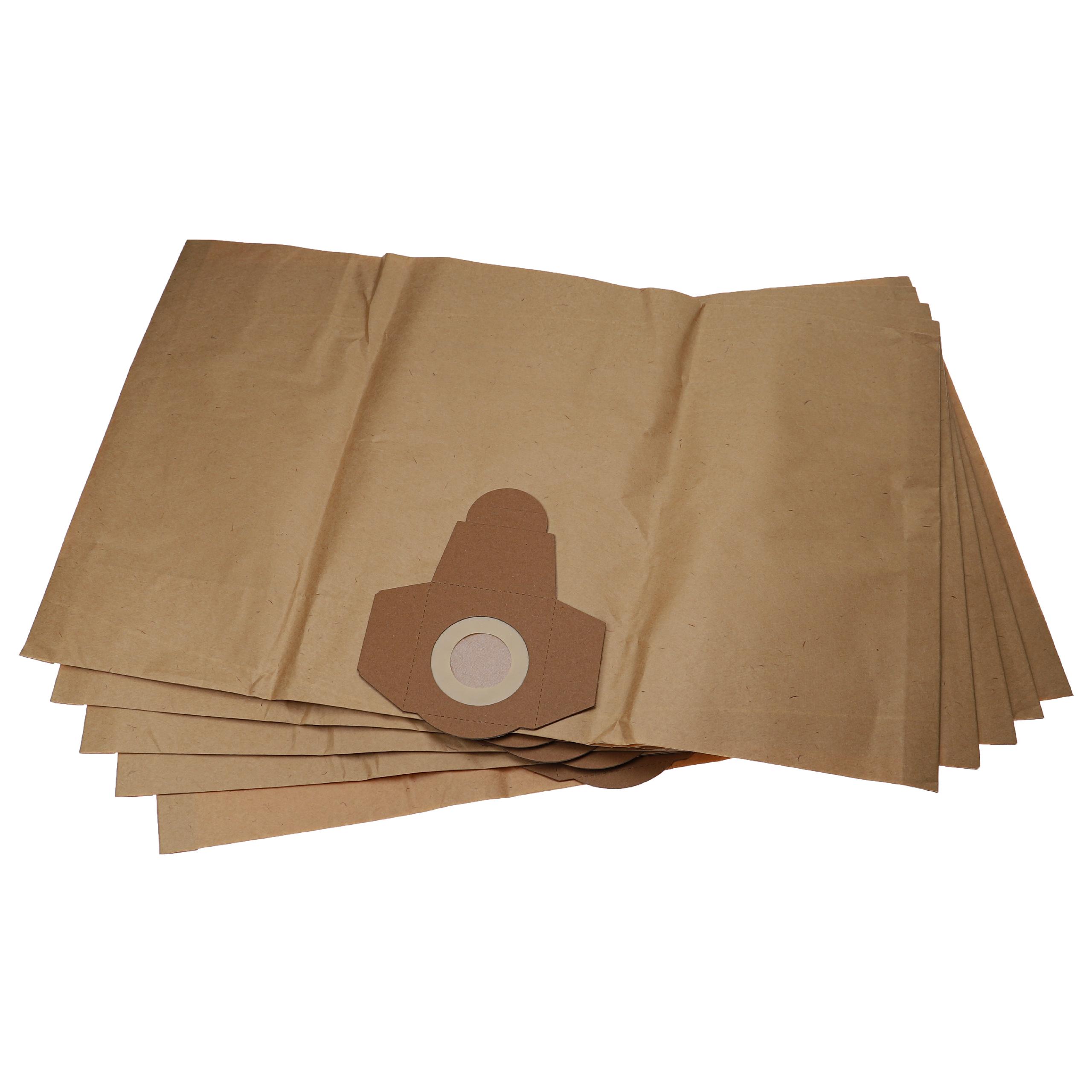 5x Vacuum Cleaner Bag replaces 30250133, 4035485011445 for Parkside - paper