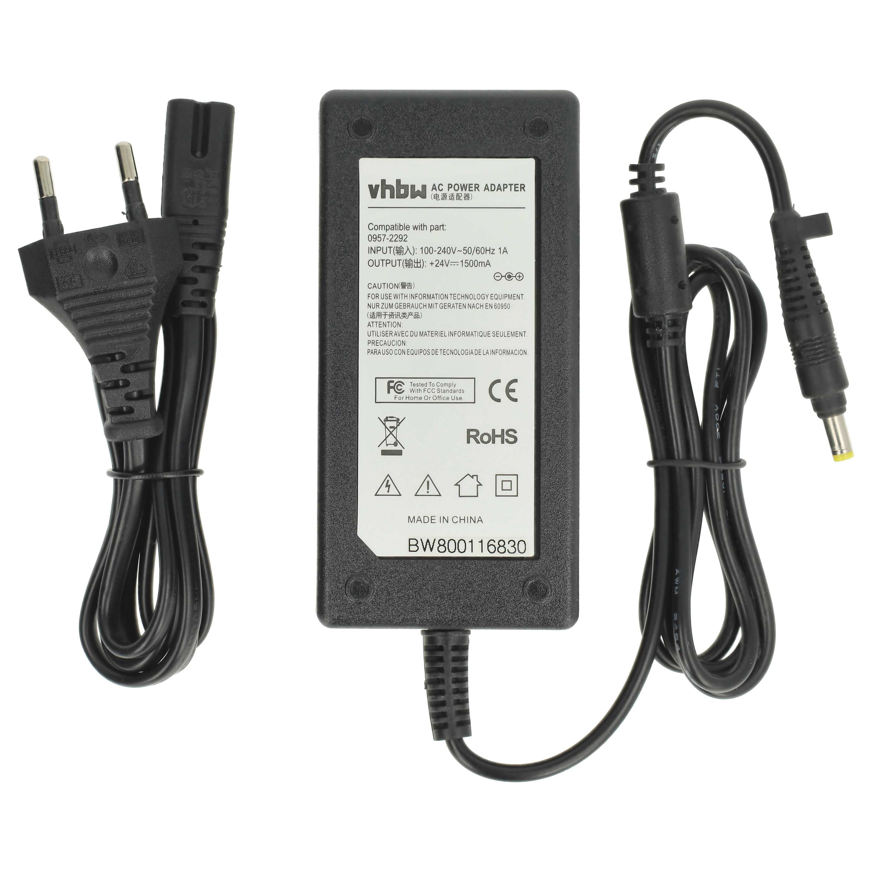 Mains Power Adapter replaces HP 0957-2292 for HP Scanner - 14 cm