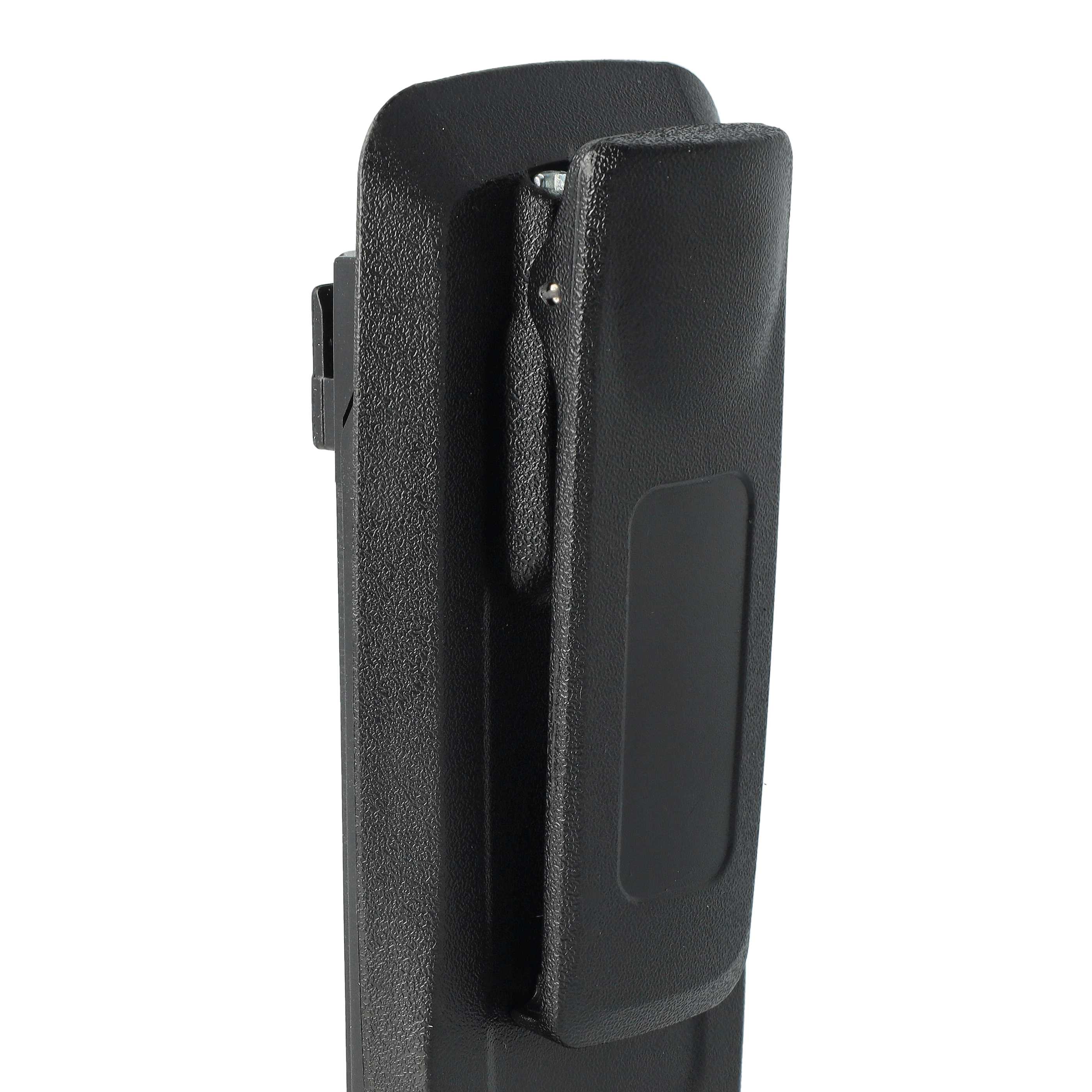 Radio 10x Battery replaces Motorola NNTN4066, PMNN4065, NNTN4077, NNTN4103 - 1800 mAh 7.4 V Li-Ion + Belt Clip