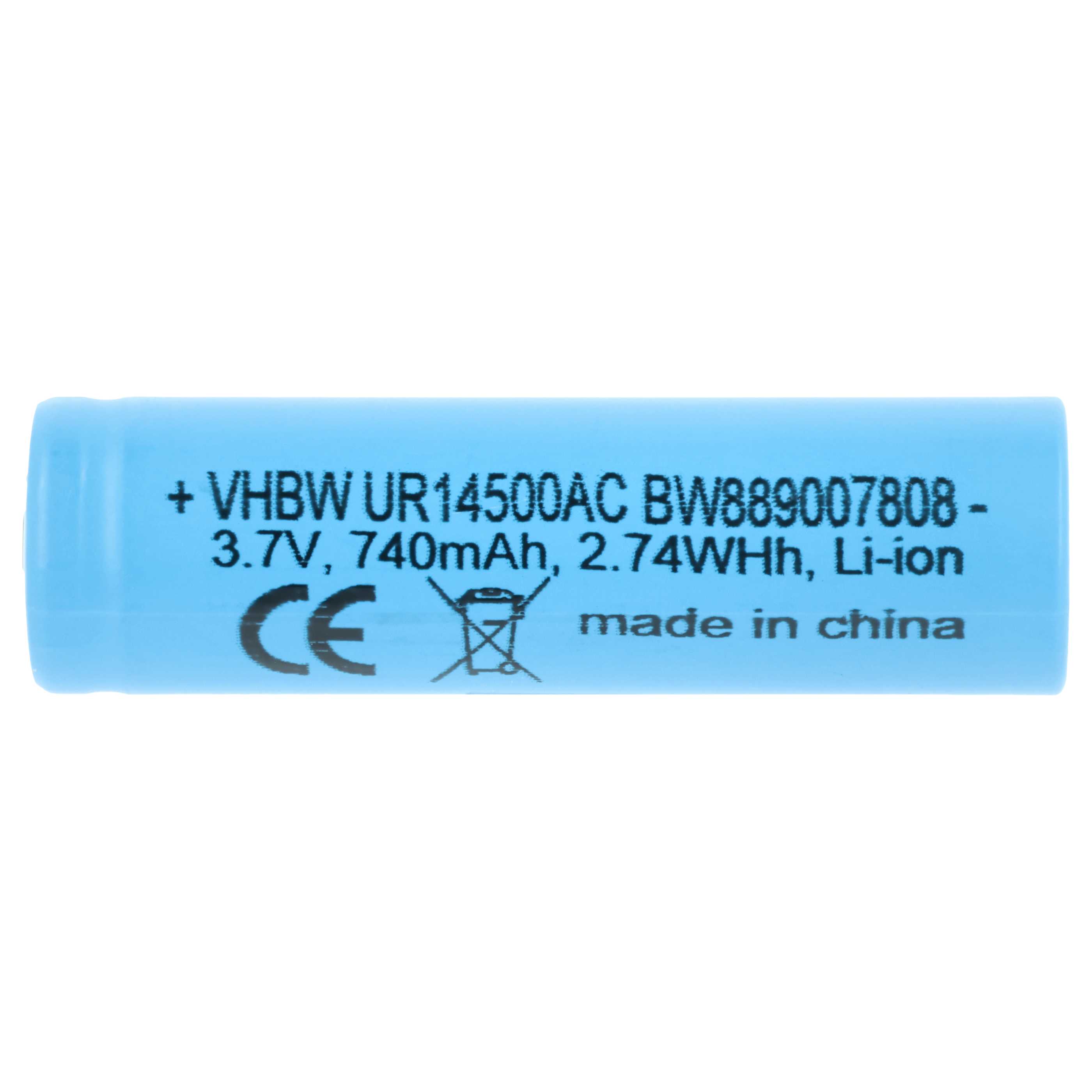 3x Batteria per spazzolino elettrico sostituisce Braun 81728497 - 740mAh 3,7V Li-Ion