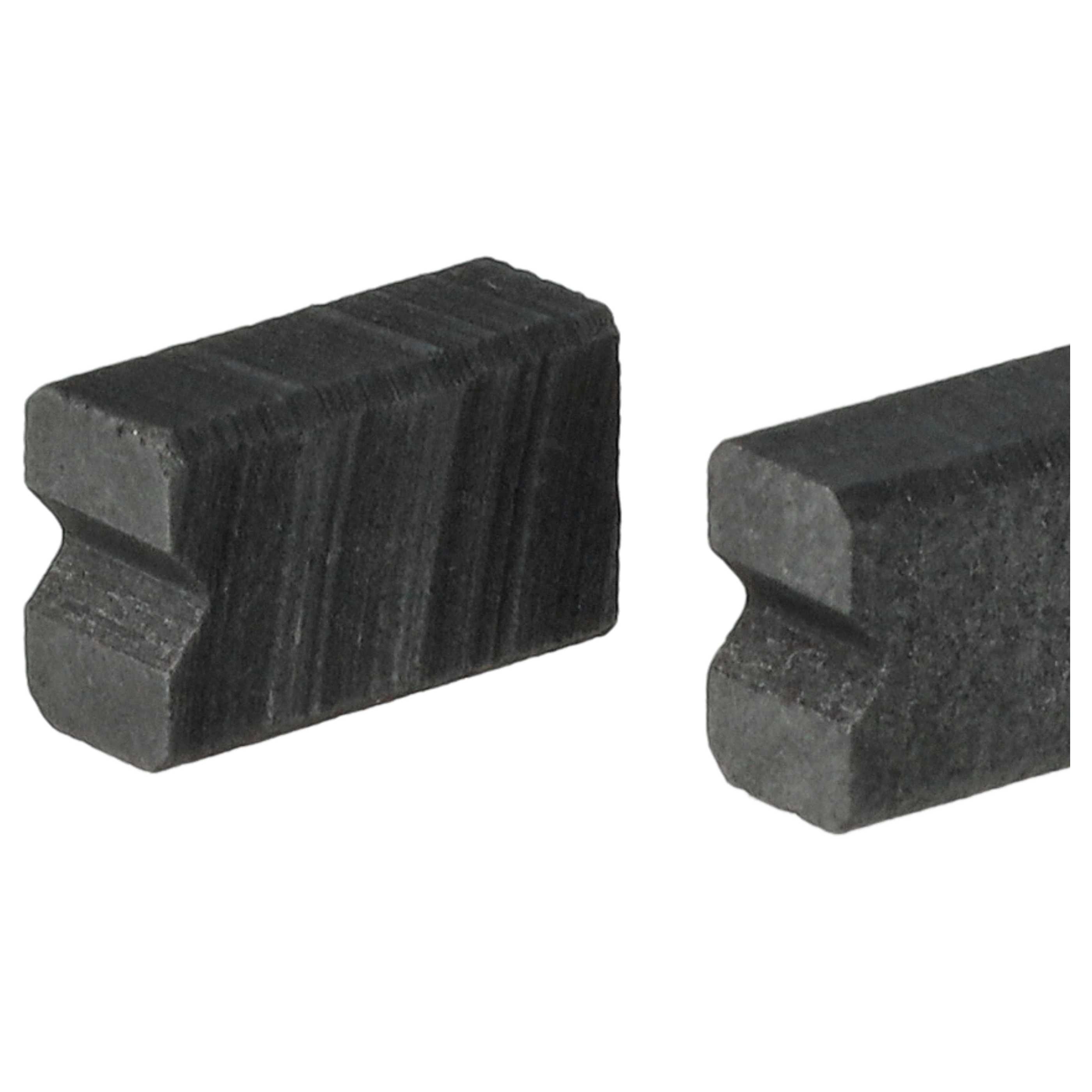 2x Kohlebürste passend für Bosch / Saeco / Siemens Jura Elektrowerkzeug - 6,25 x 4 x 10mm