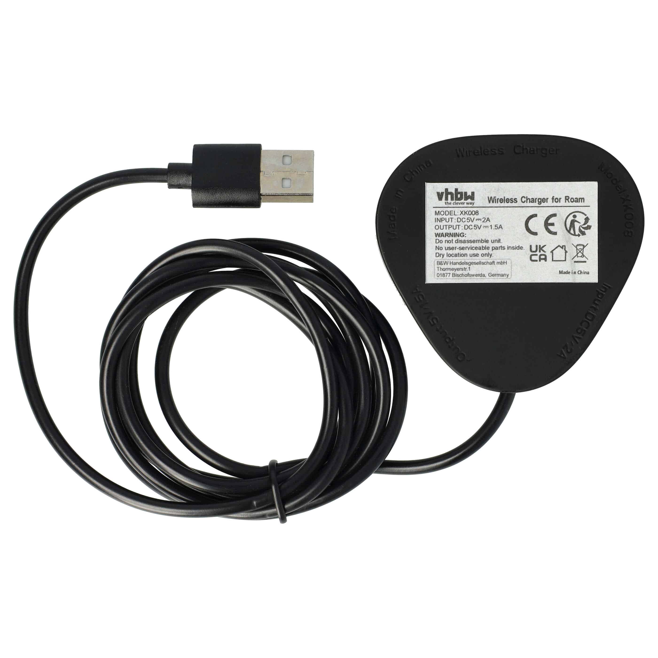 Estación carga + cable reemplaza Sonos Wireless Charger LPS-05WB-I para altavoces Sonos - 145 cm negro