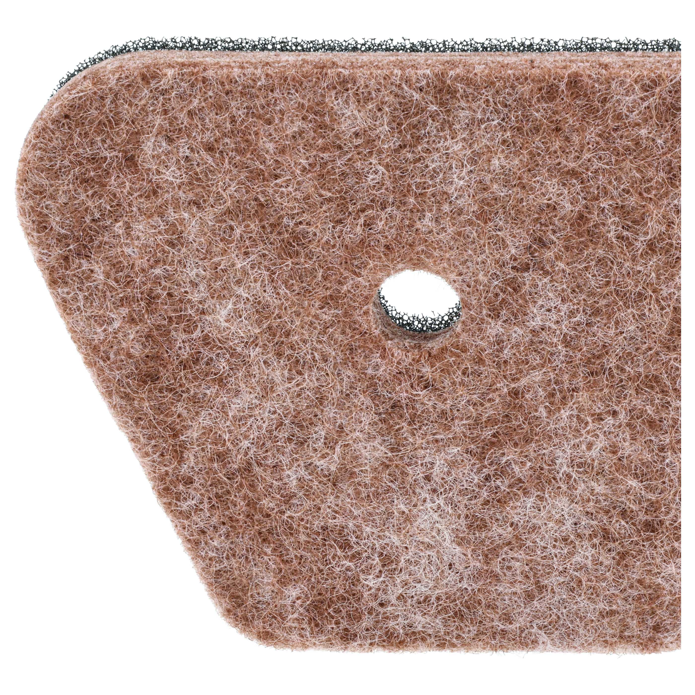2x Filter replaces Stihl 41801201800 for Stihl String Trimmer, Hedge Trimmer - Microfleece Filter