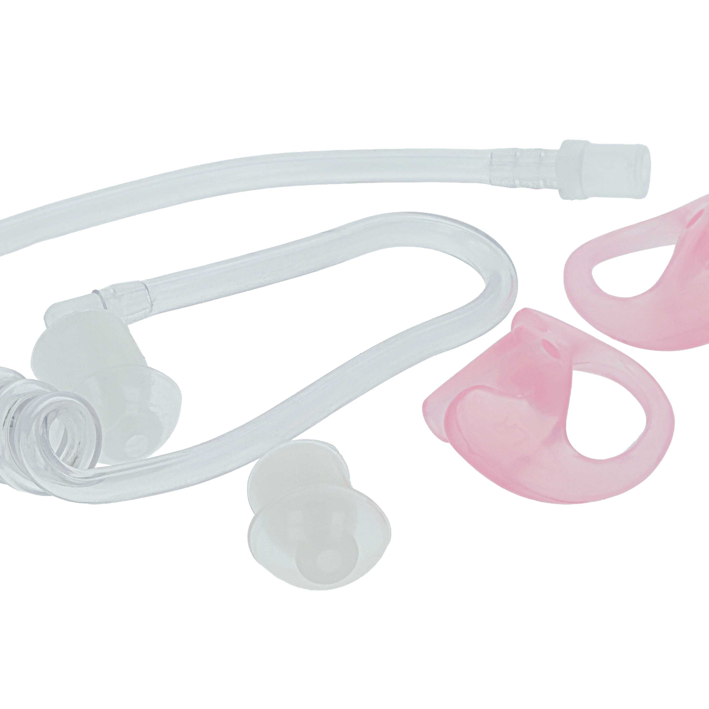 10x Sound Tube suitable for Headset - Incl. 20x ear plug, 20x ear piece L, Ear Piece L (Left & Right), Transpa
