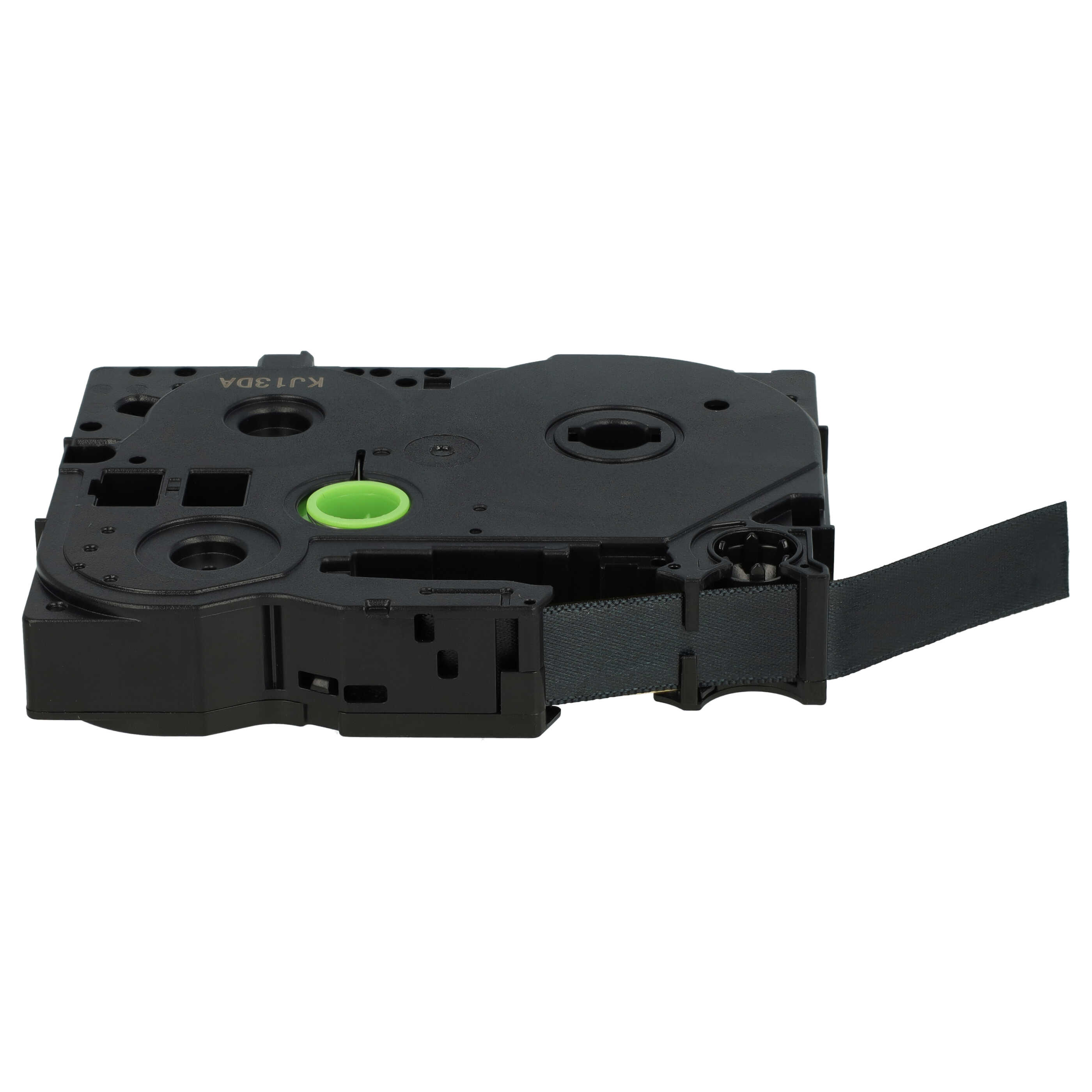 Label Tape Textile replaces Brother TZE-R334 - 12 mm Gold to Black