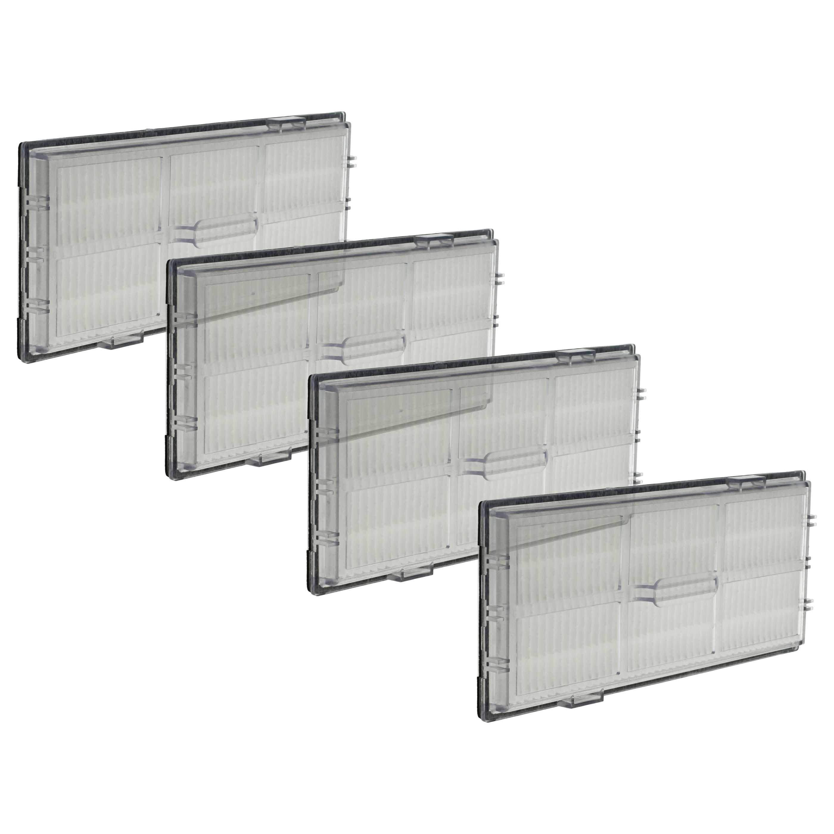 4x Filtres HEPA remplace Roborock 8020082 pour robot aspirateur