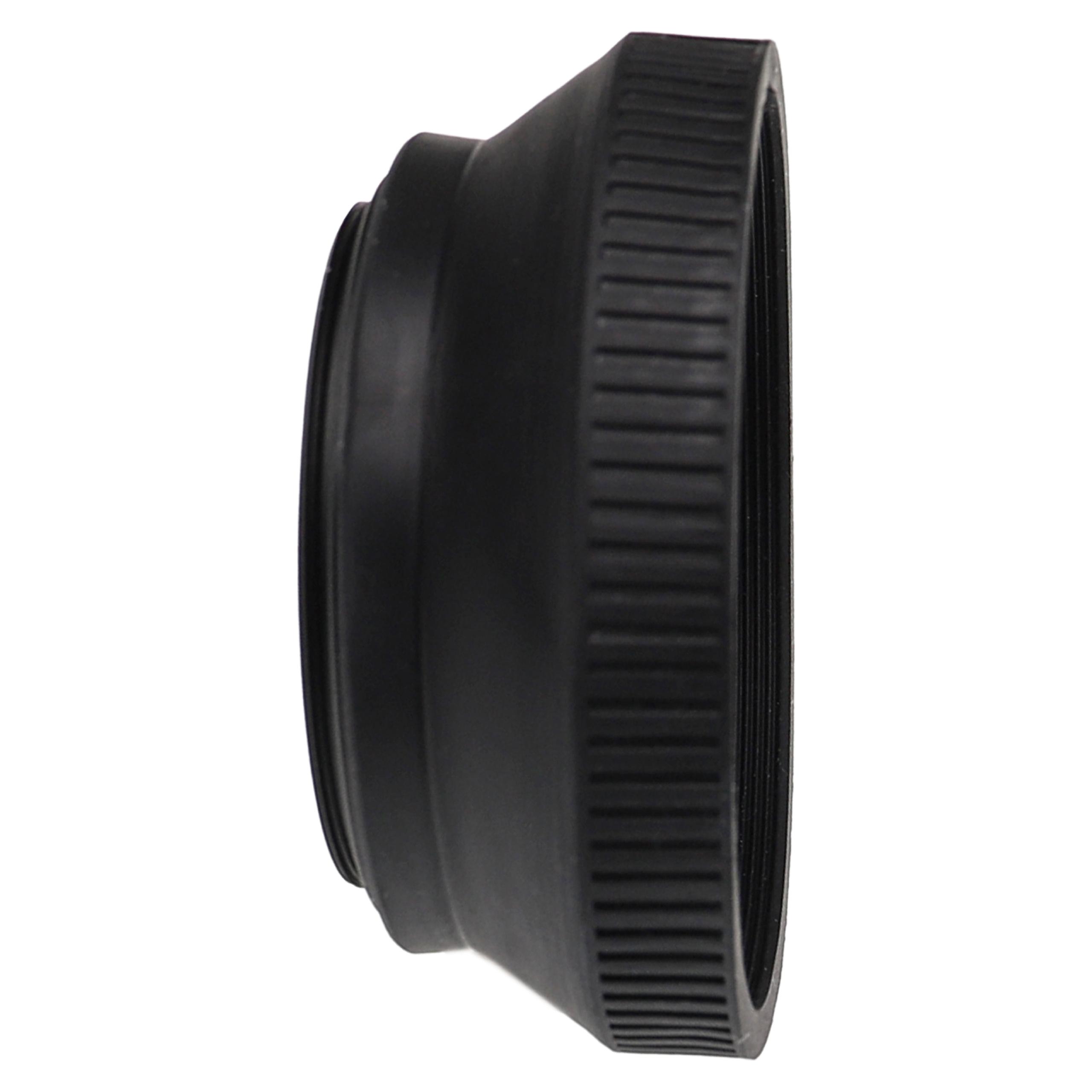 Pare-Soleil Vhbw 52 Mm Pour Objectifs Nikon Nikkor Z 28mm F/2.8 SE Et 40mm F/2 - En Aluminium, Rond, Noir Mat