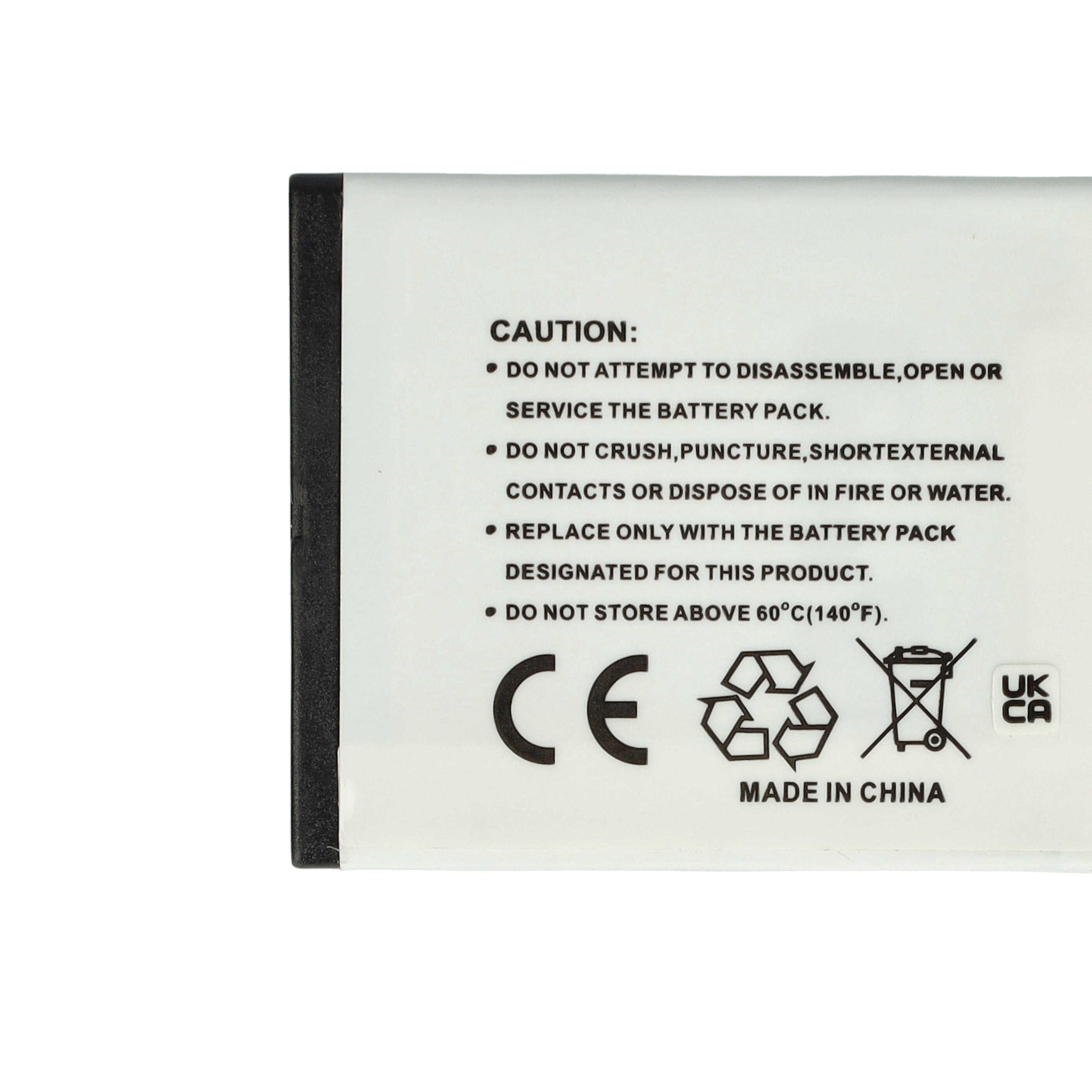 3x Battery replaces Olympus Li-70B - 500mAh, 3.7V, Li-Ion