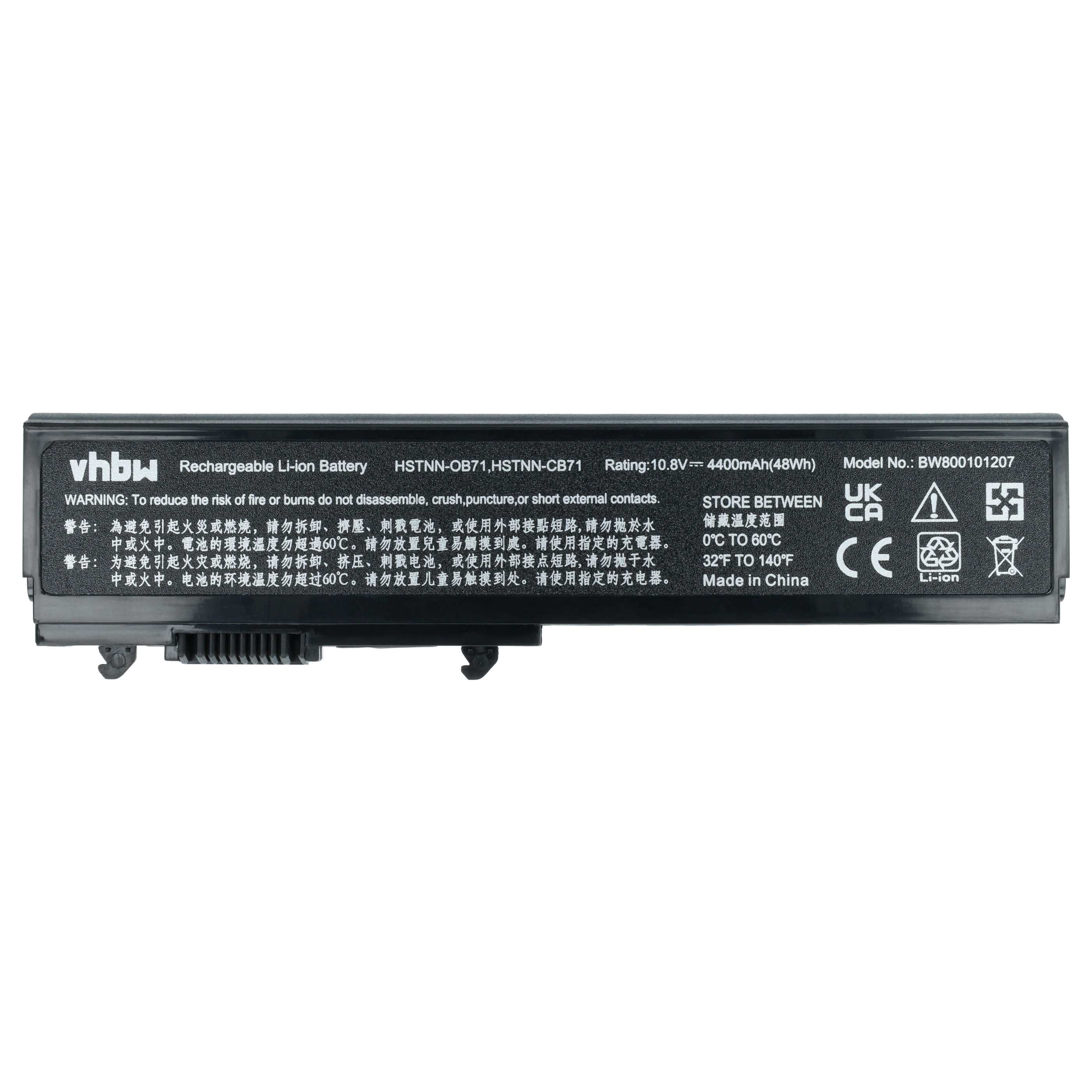 Akumulator do laptopa zamiennik HP 468816-001, 463305-751, 463305-341 - 4400 mAh 10,8 V Li-Ion, czarny