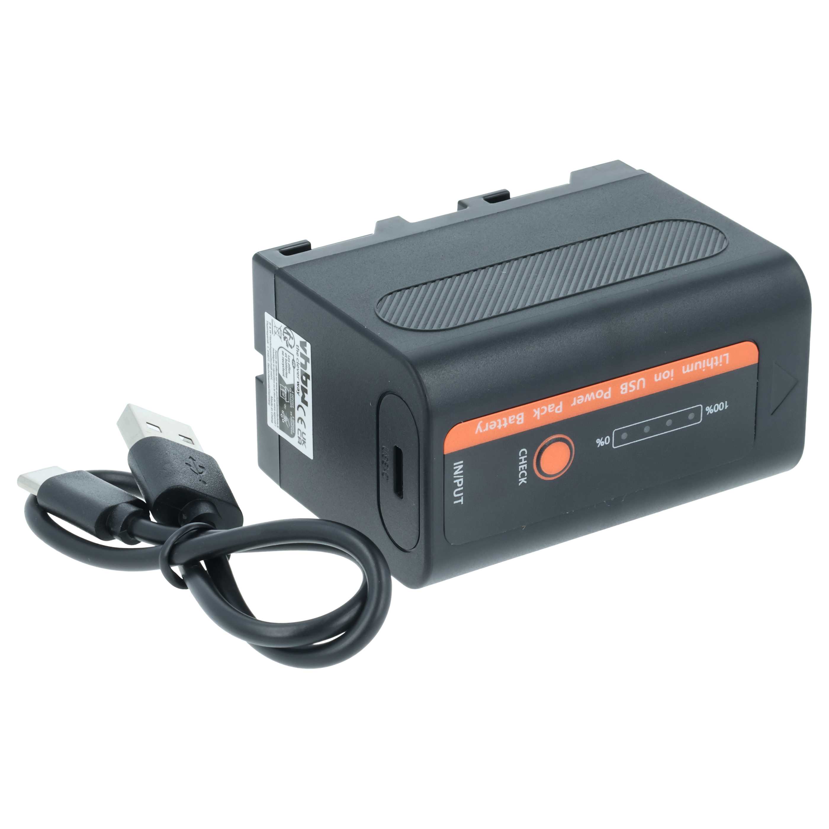 Battery replaces Sony NP-F950, NP-F930/B, NP-F950/B, NP-F930, NP-F750, NP-F960 - 4000mAh, 7.4V, Li-Ion