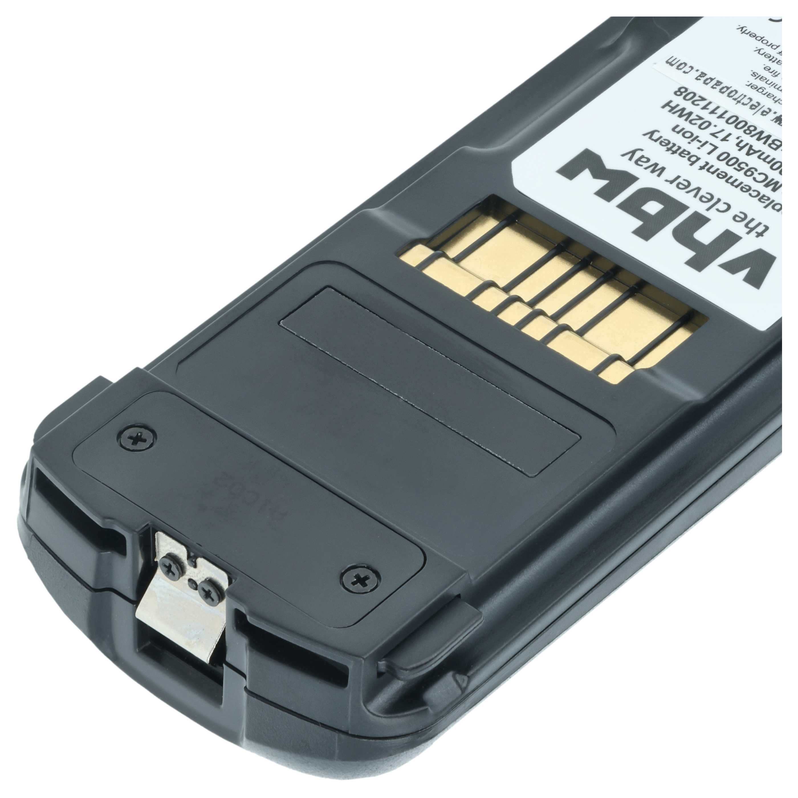 2x Batteria sostituisce Symbol 82-111636-01, BTRY-MC95IABA0 per barcode scanner Symbol - 4600mAh 3,7V Li-Ion