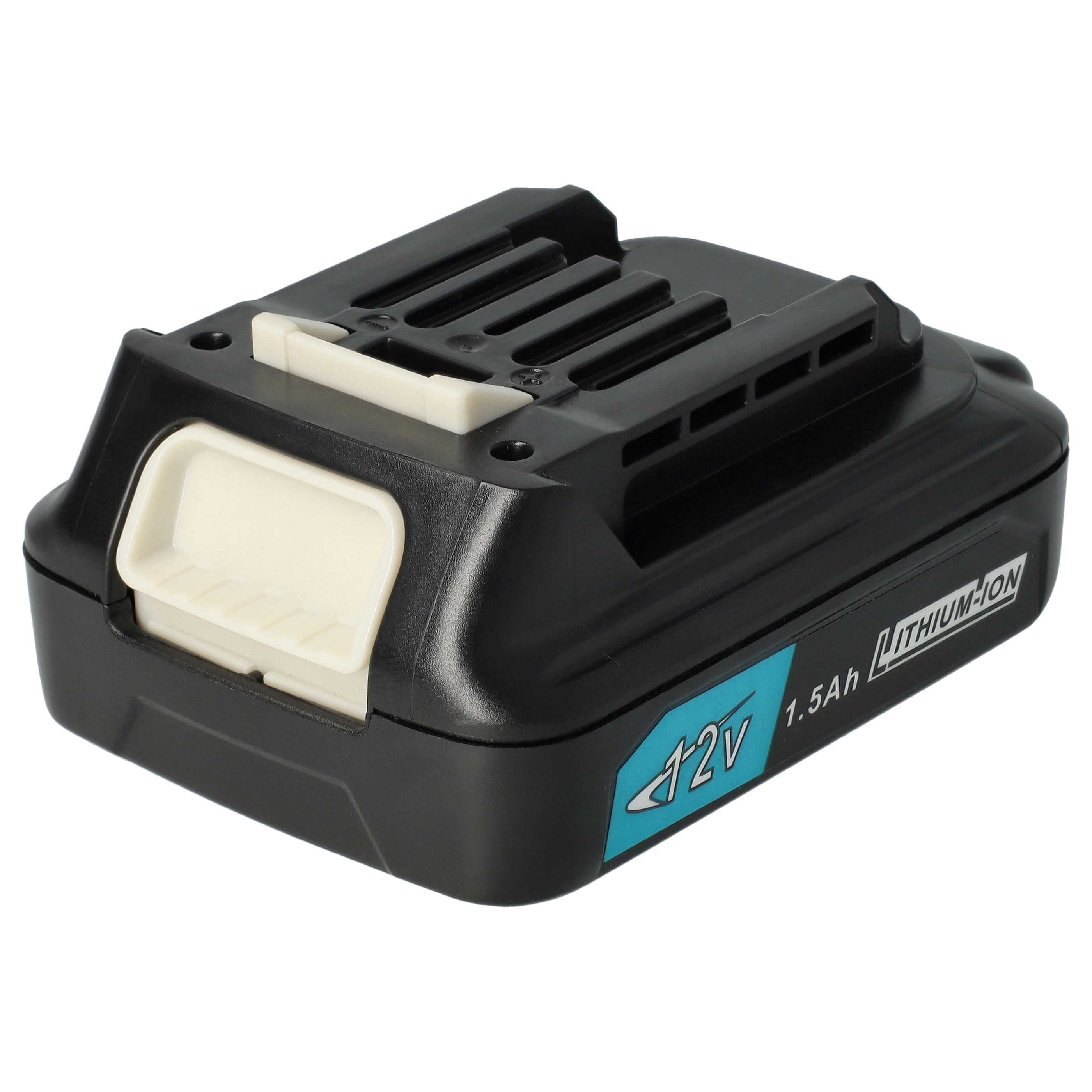 Battery replaces Makita 197396-9, 197390-1, 197394-3 for Electric Power Tool - 1500 mAh, 12 V, Li-Ion