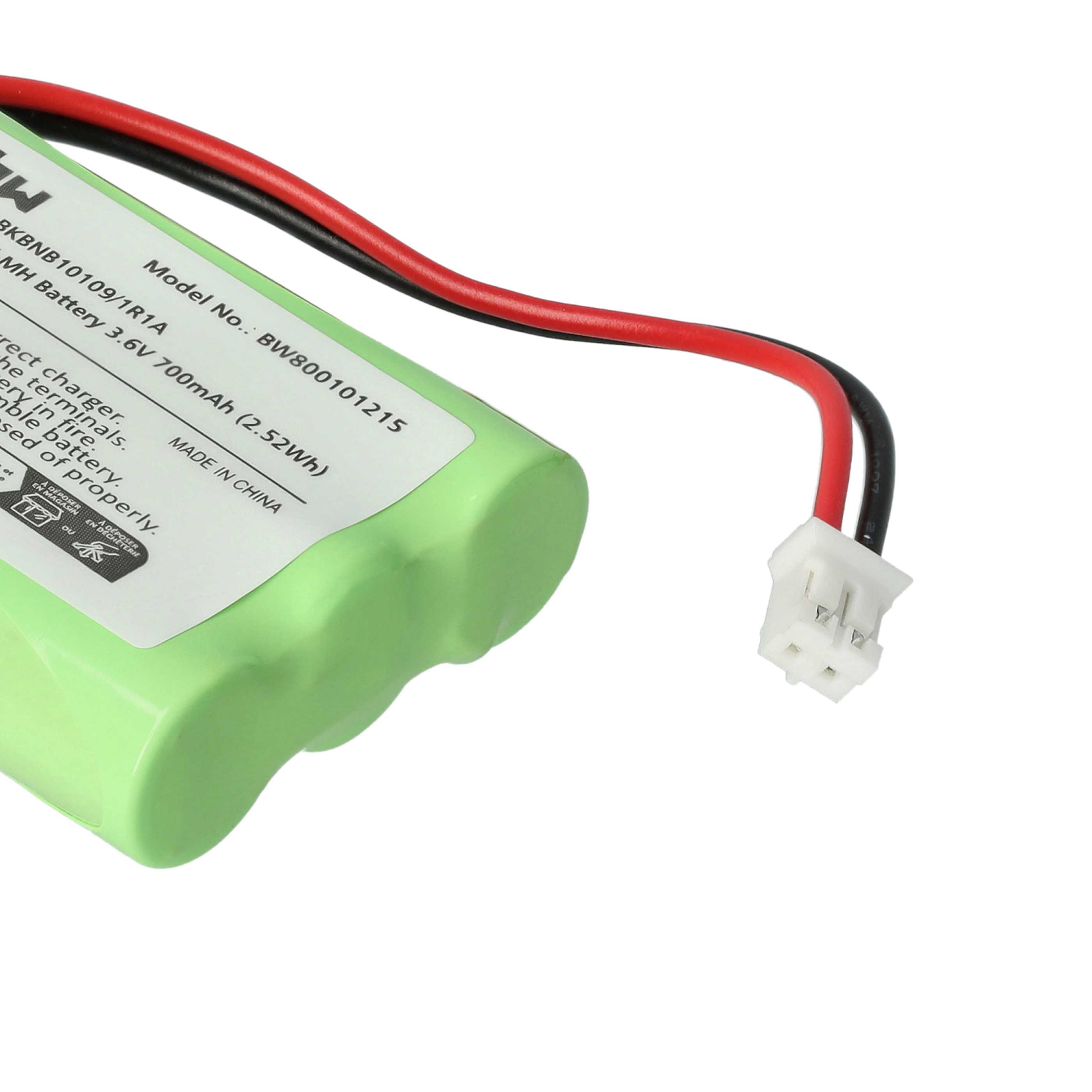 2x Batteries remplace Alcatel NTM/BKBNB 101 13/1 pour téléphone Ericsson - 700mAh 3,6V NiMH