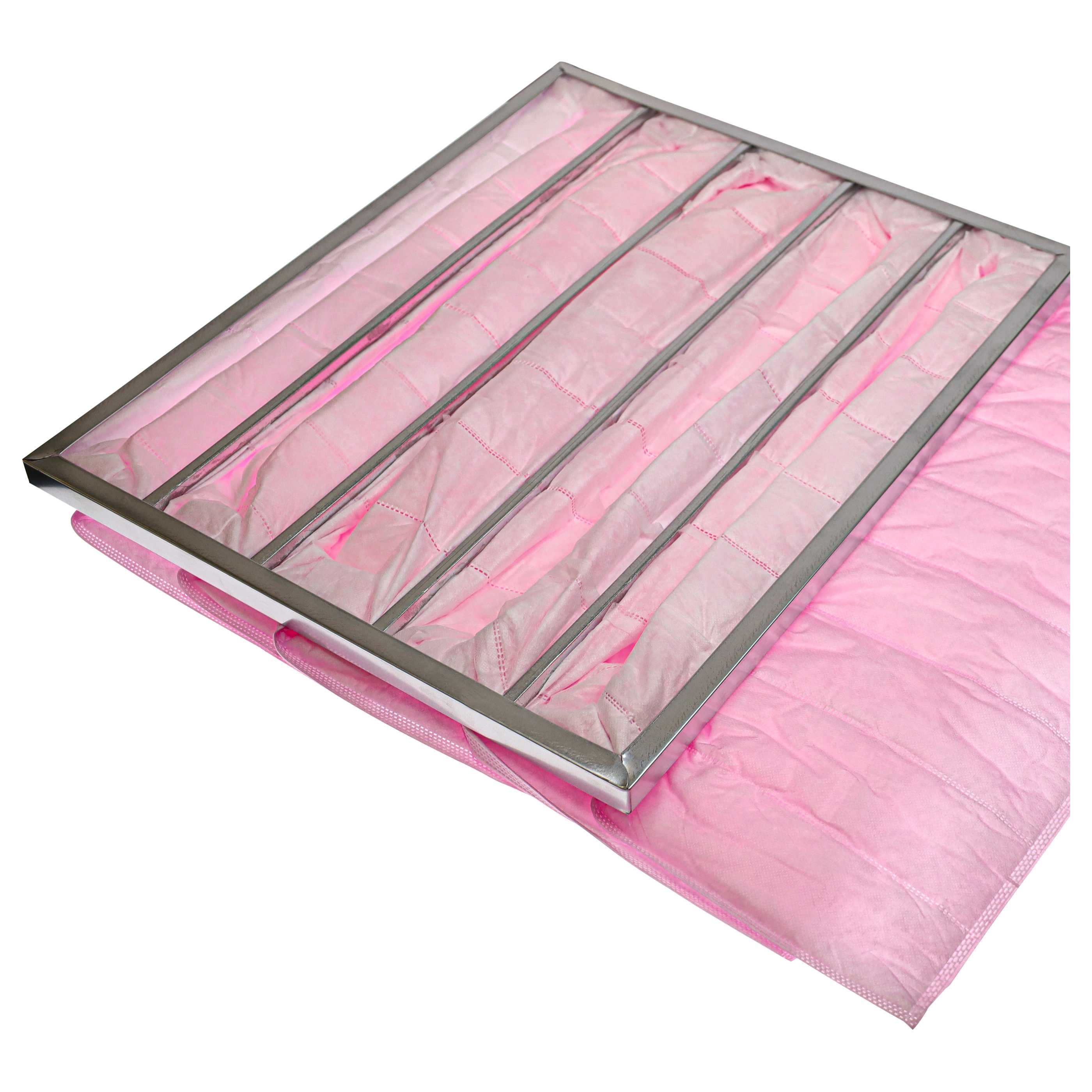 5x Taschenfilter F7 Klimaanlagen, Lüftungsanlagen - 59,5 x 49 x 5,1 cm
