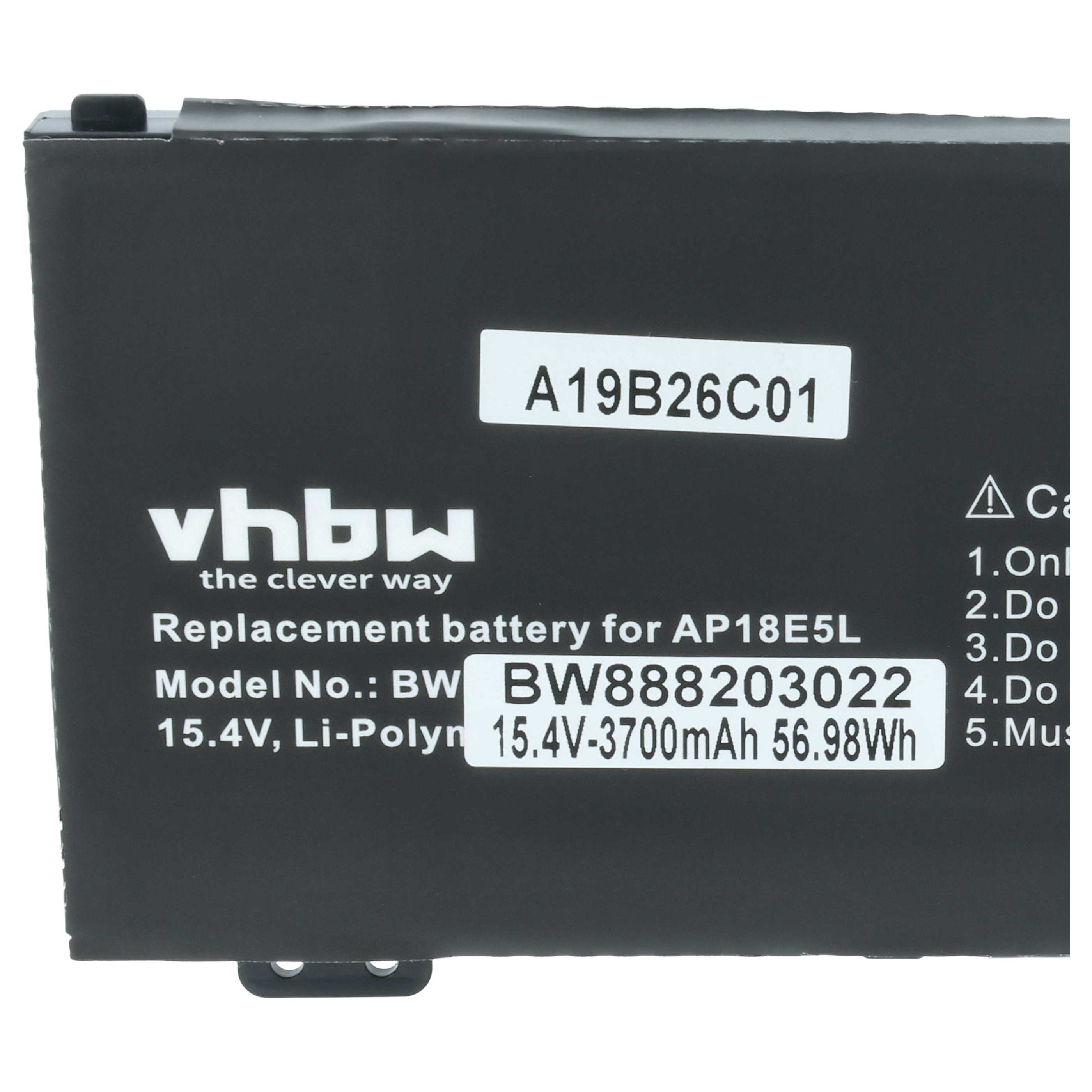 Akumulator do laptopa zamiennik Acer AP18E8M, KT.00407.007, KT00407009, AP18E7M - 3700 mAh 15,4 V LiPo