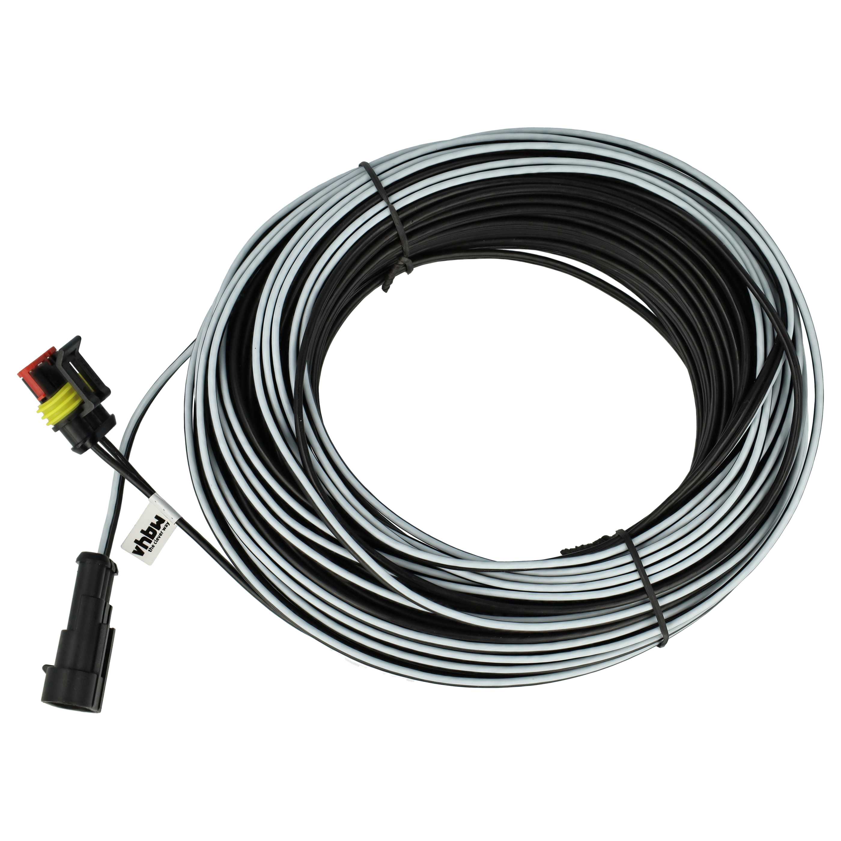 alimentatore, batteria 3400 mAh, cavo da 30 m per per Gardena R40Li, City, Sileno City, Husqvarna Automower 310, 105, 305, 315x