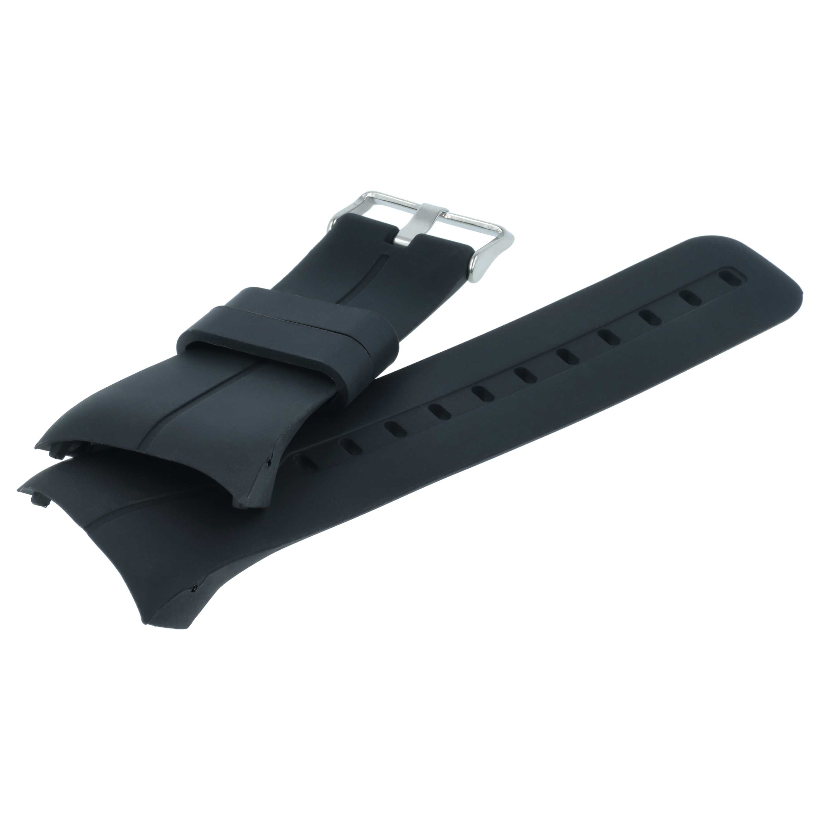 wristband for Polar Smartwatch - 9.0cm + 12.2 cm long, 33mm wide, black