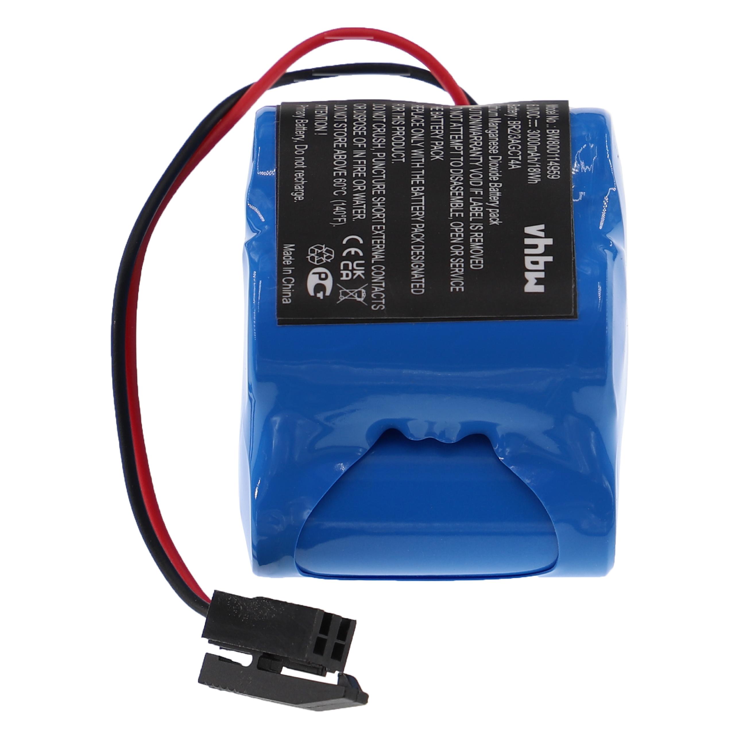 Industrial Controller Battery Replacement for A06B-6114-K504, A98L-0031-0025 - 3000mAh 6V Li-MnO2