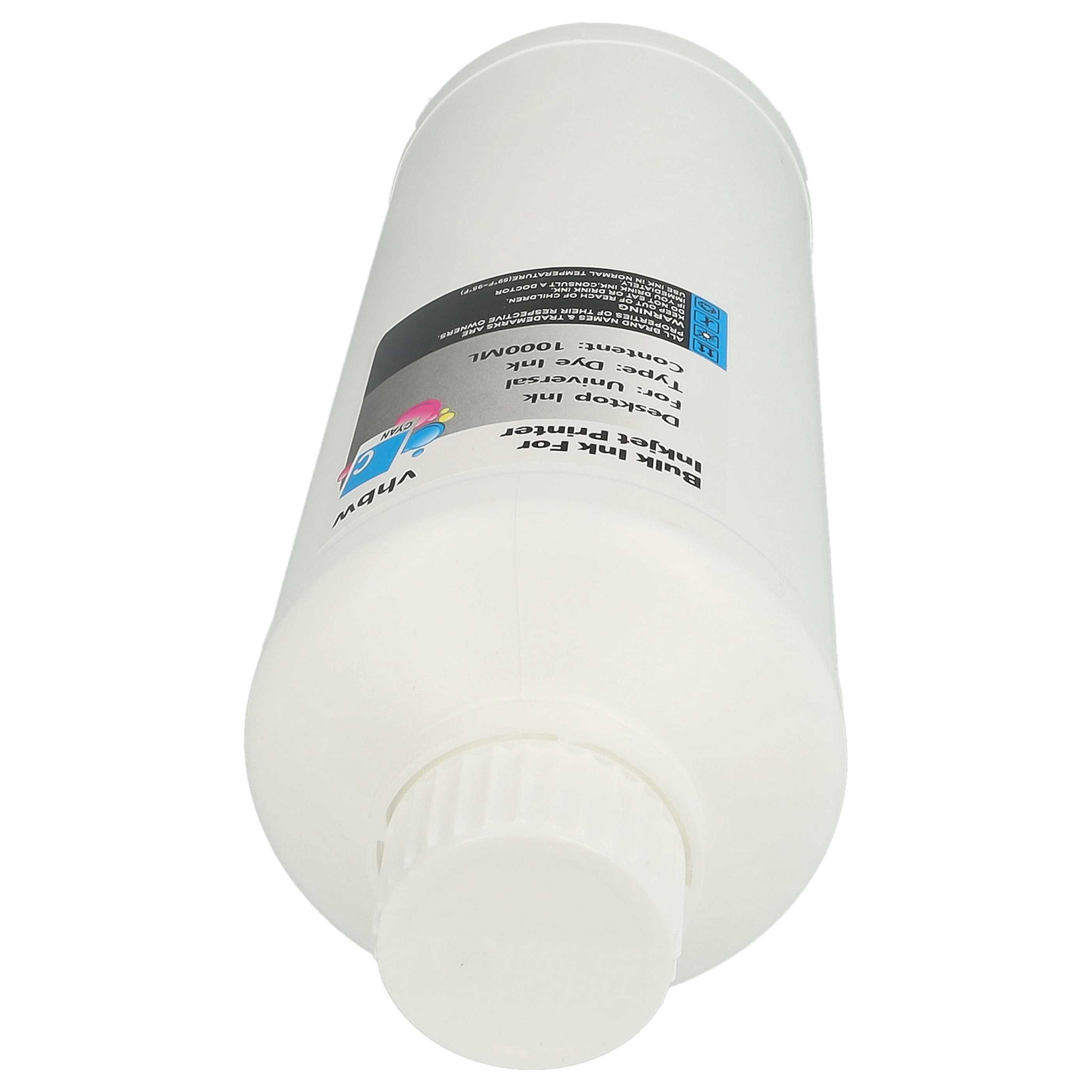 Nachfülltinte Dye Cyan passend für Canon Pixma G1501 "Dye"-Drucker, 1000ml