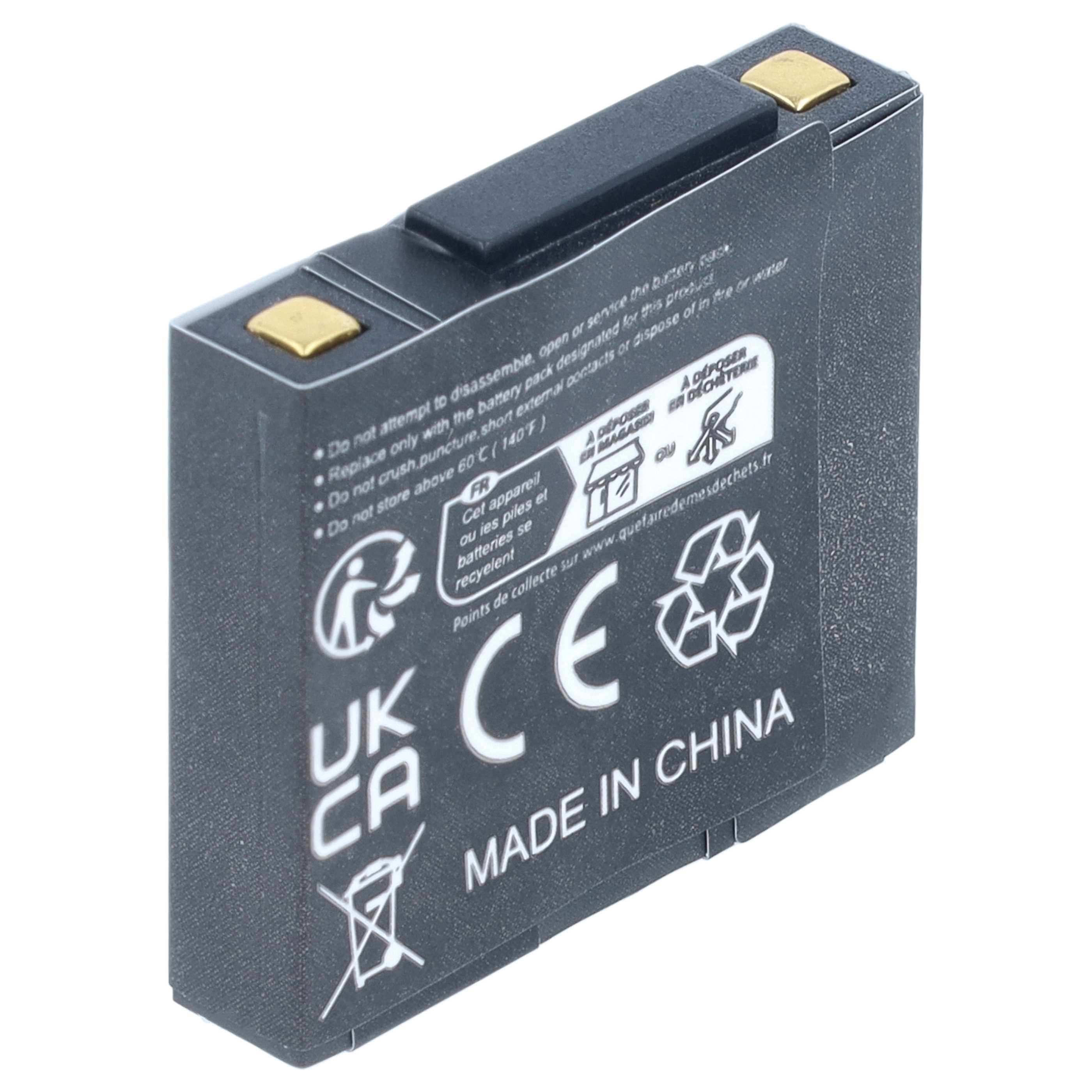 Wireless Headset Battery replaces GN Netcom AHB602823, 2901-249, 14151-02, 14151-01 - 270 mAh 3.7 V Li-polymer
