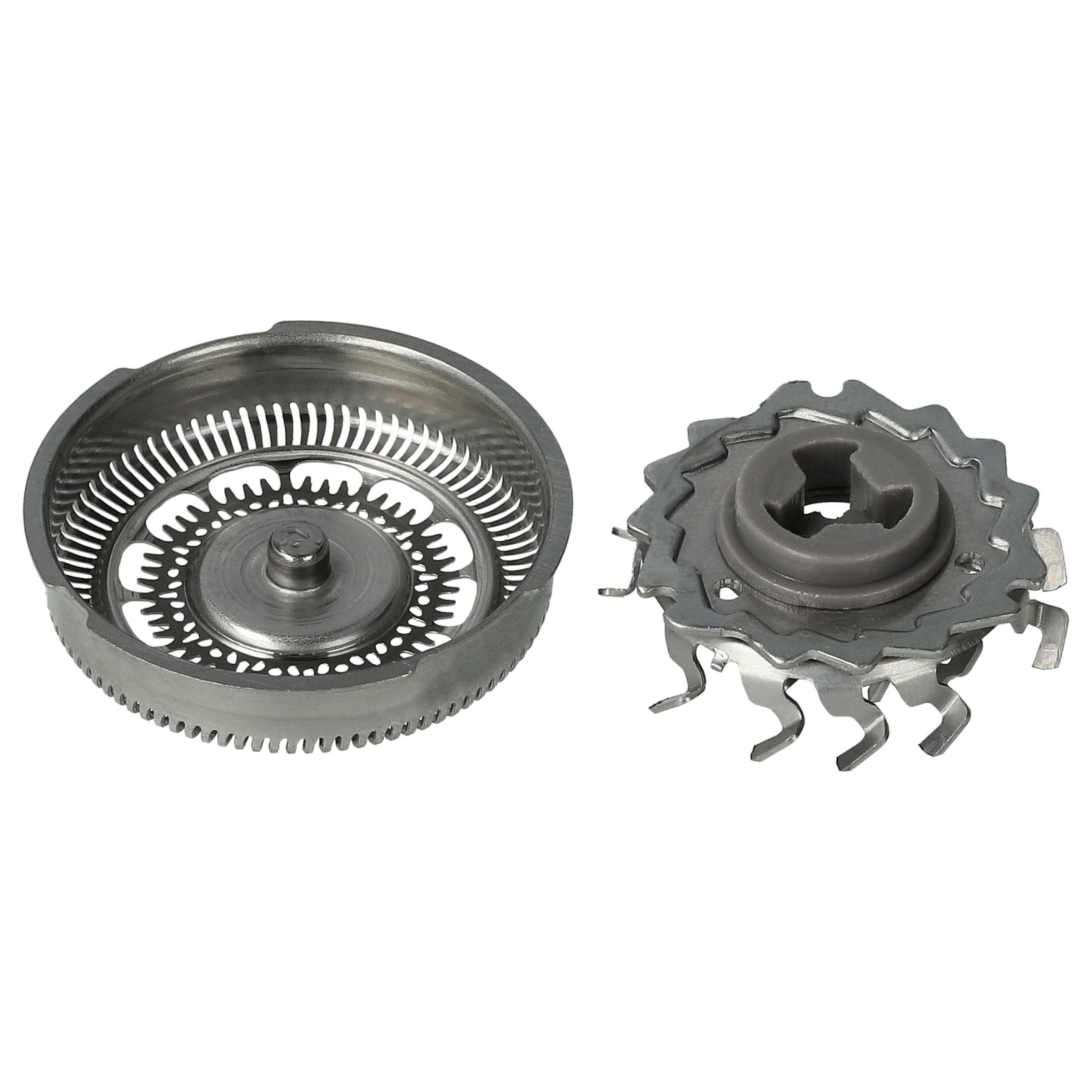 9x cabezales reemplaza Philips SH70/50, SH70/60, SH70, SH71, SH71/50 para afeitadoras Philips - plata