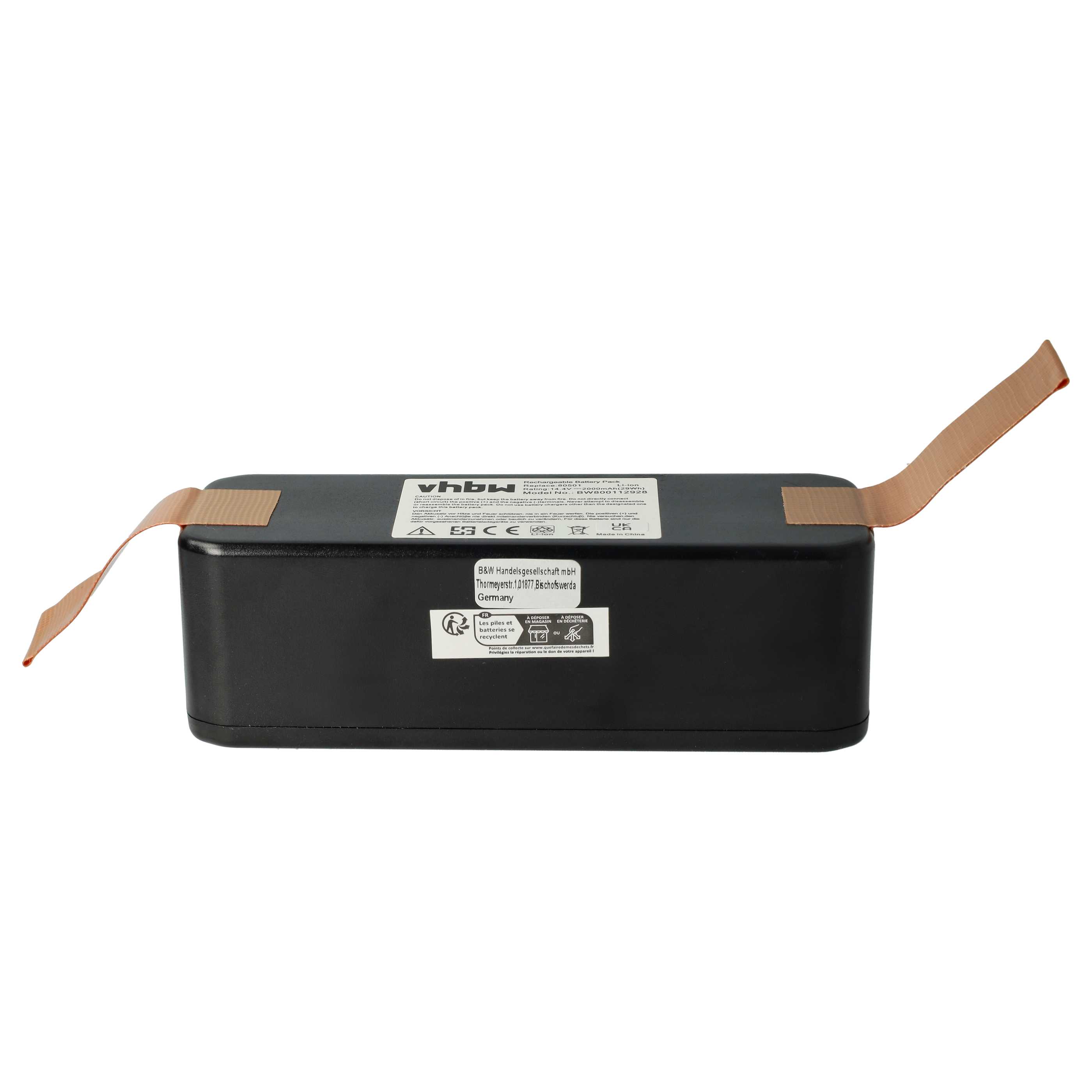 Akumulator do odkurzacza iRobot zamiennik iRobot GD-Roomba-500, VAC-500NMH-33, 11702 - 2000mAh 14,4V Li-Ion