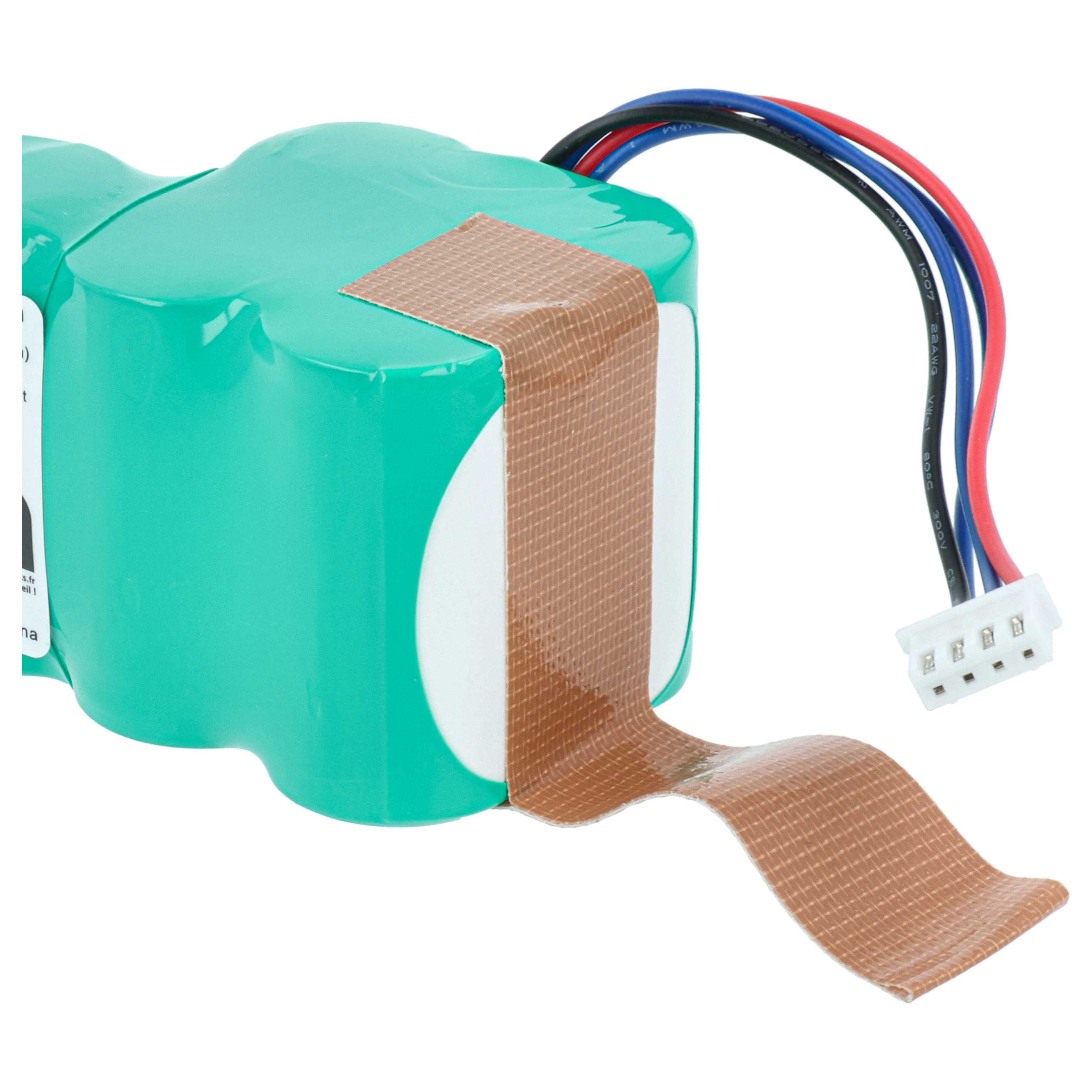Batteria sostituisce Ecovacs 10001568, 10002167, DD4G, DM88, DD3G per robot aspiratore - 3000mAh 12V NiMH