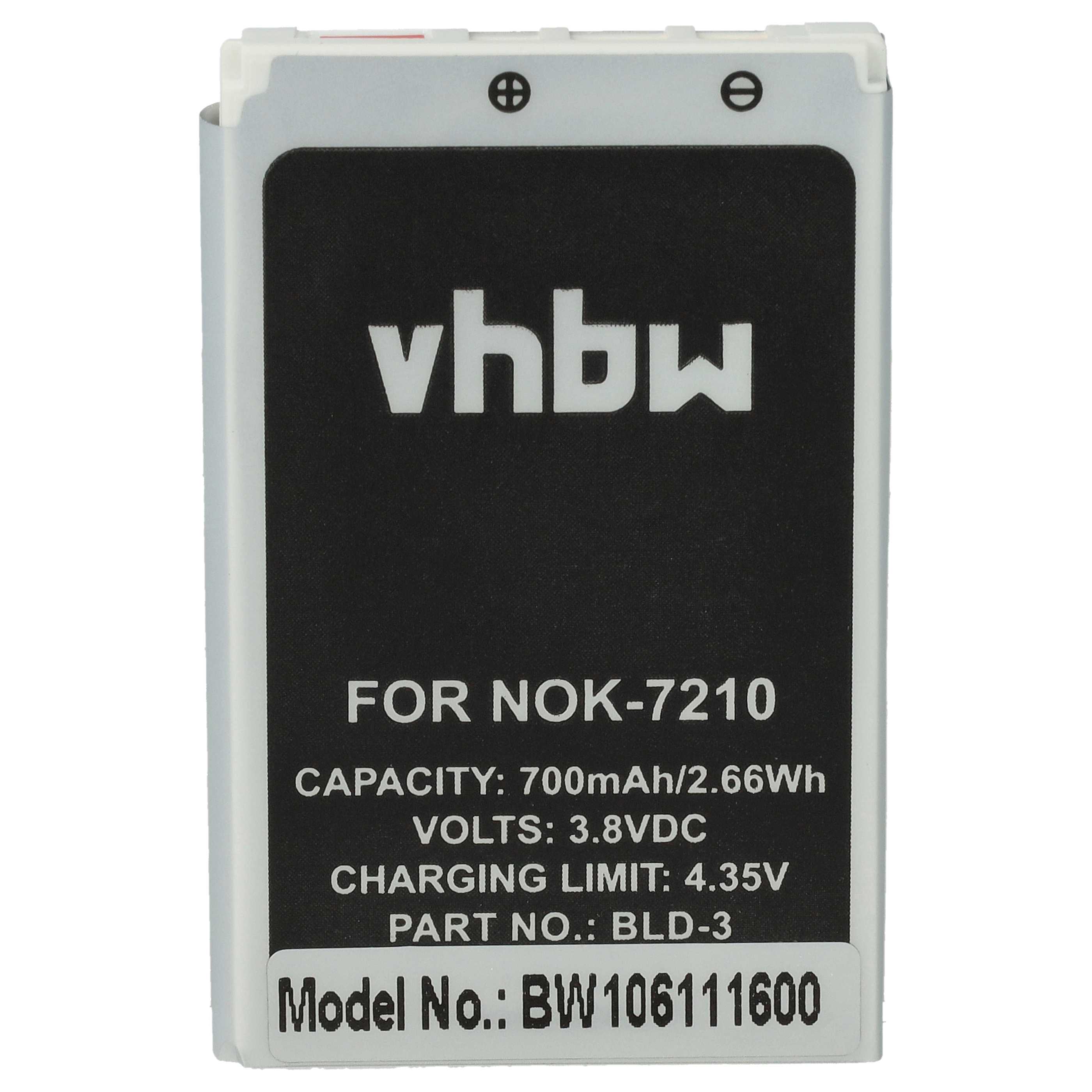 Akumulator do telefonu smartfona zamiennik Nokia BLD-3 - 700 mAh 3,7 V Li-Ion