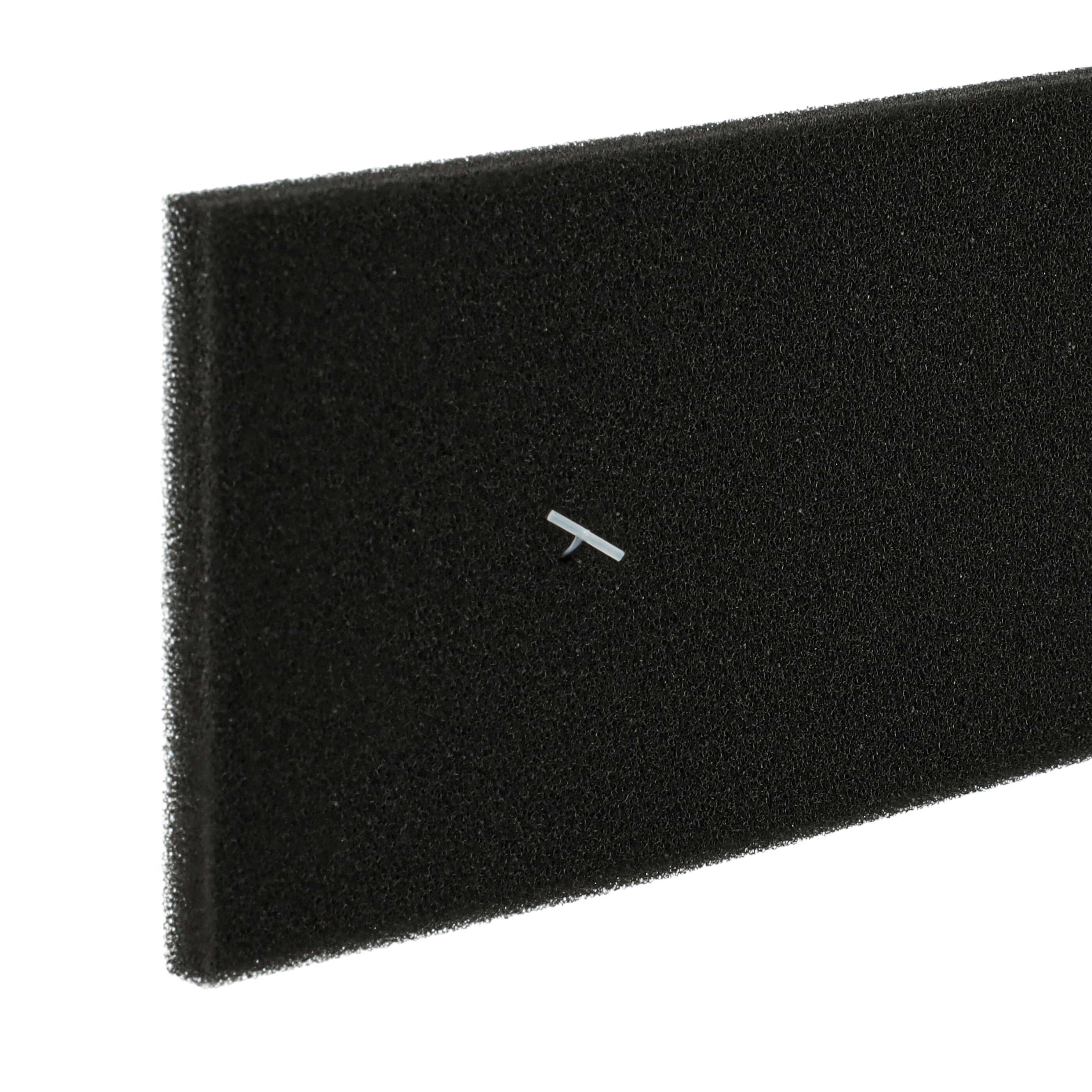 2x foam filter replaces 4242001238839, 17000301 for Bosch Vacuum Cleaner