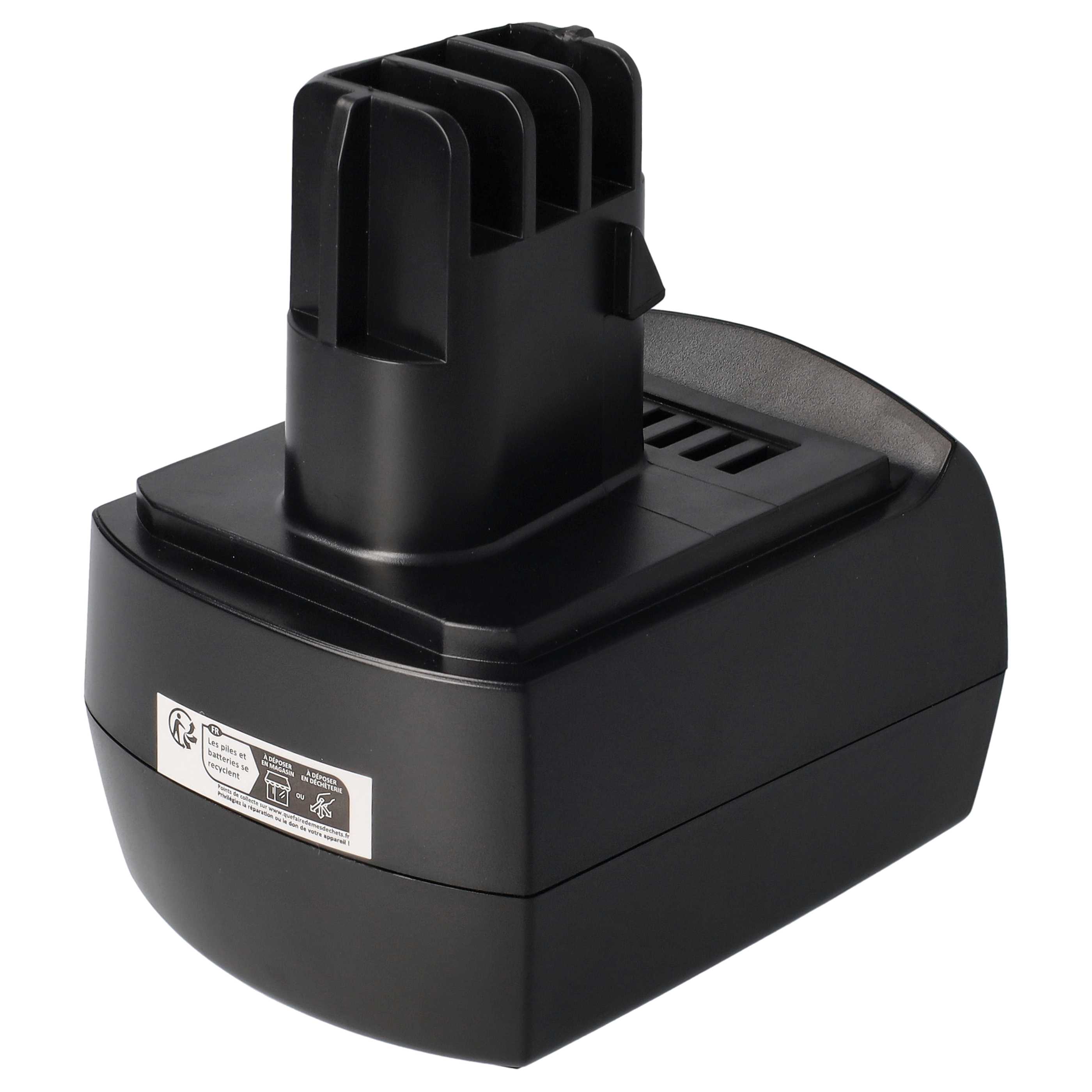 Akku 9,6V als Ersatz für Metabo 6.31746, 6.25471.00, 6.31728, 6.2547, 6.25471, 6.25470.00 - 1,5Ah, NiMH