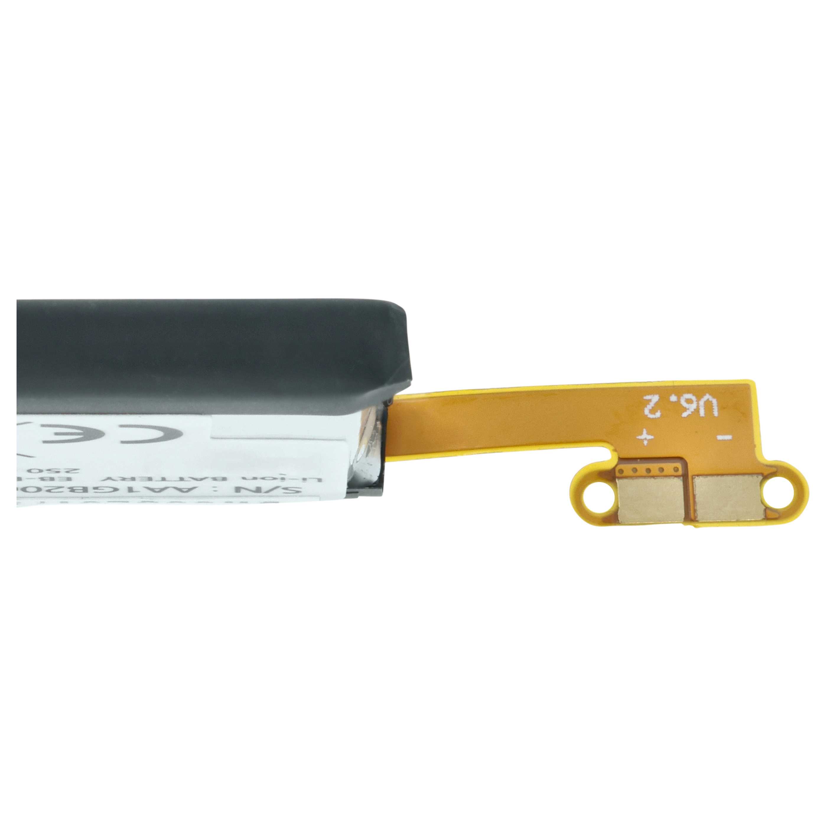Smartwatch Battery replaces Samsung EB-BR720ABE - 250 mAh 3.7 V Li-polymer