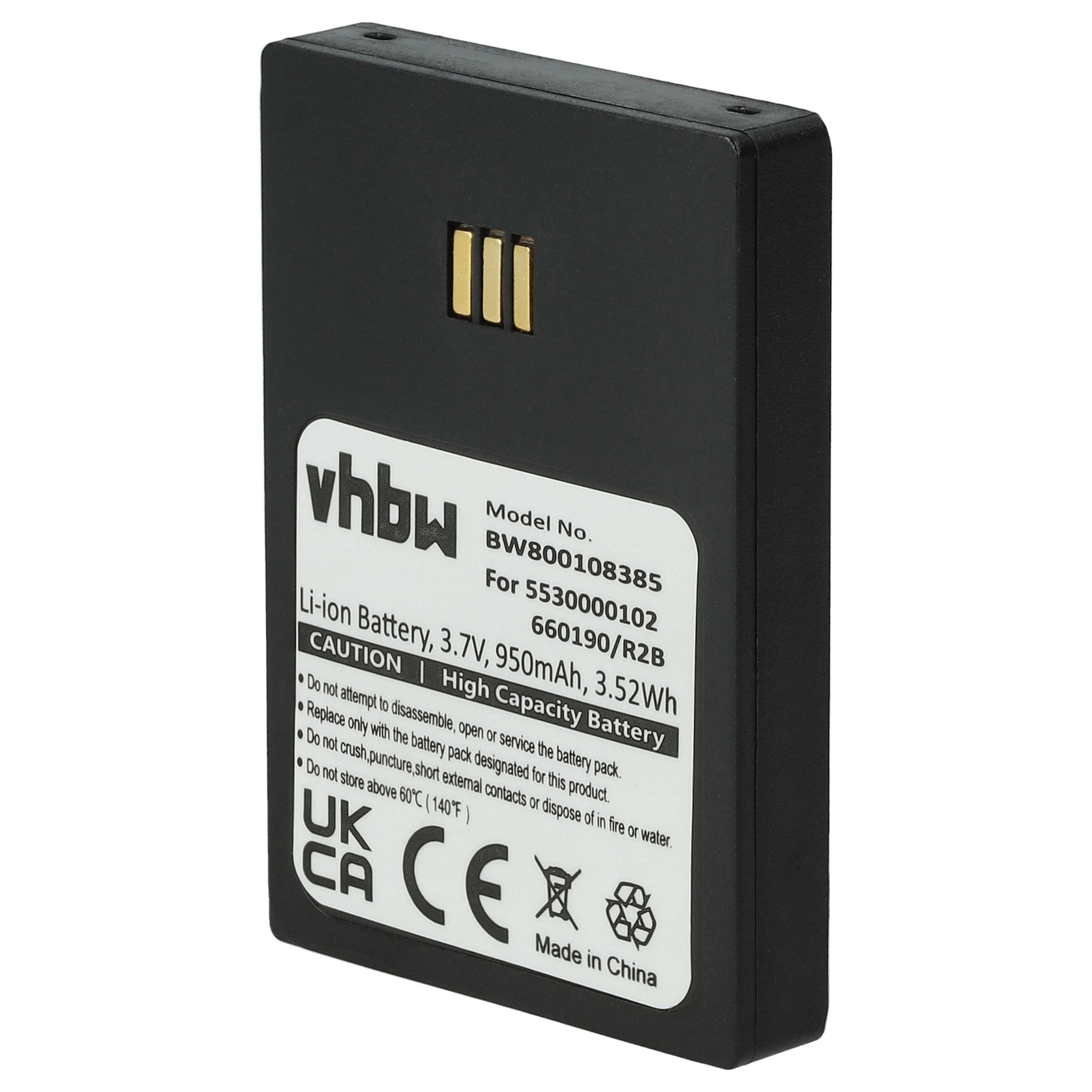 10x Batteries remplace Alcatel 3BN78404AA pour téléphone Ericsson - 950mAh 3,7V Li-ion